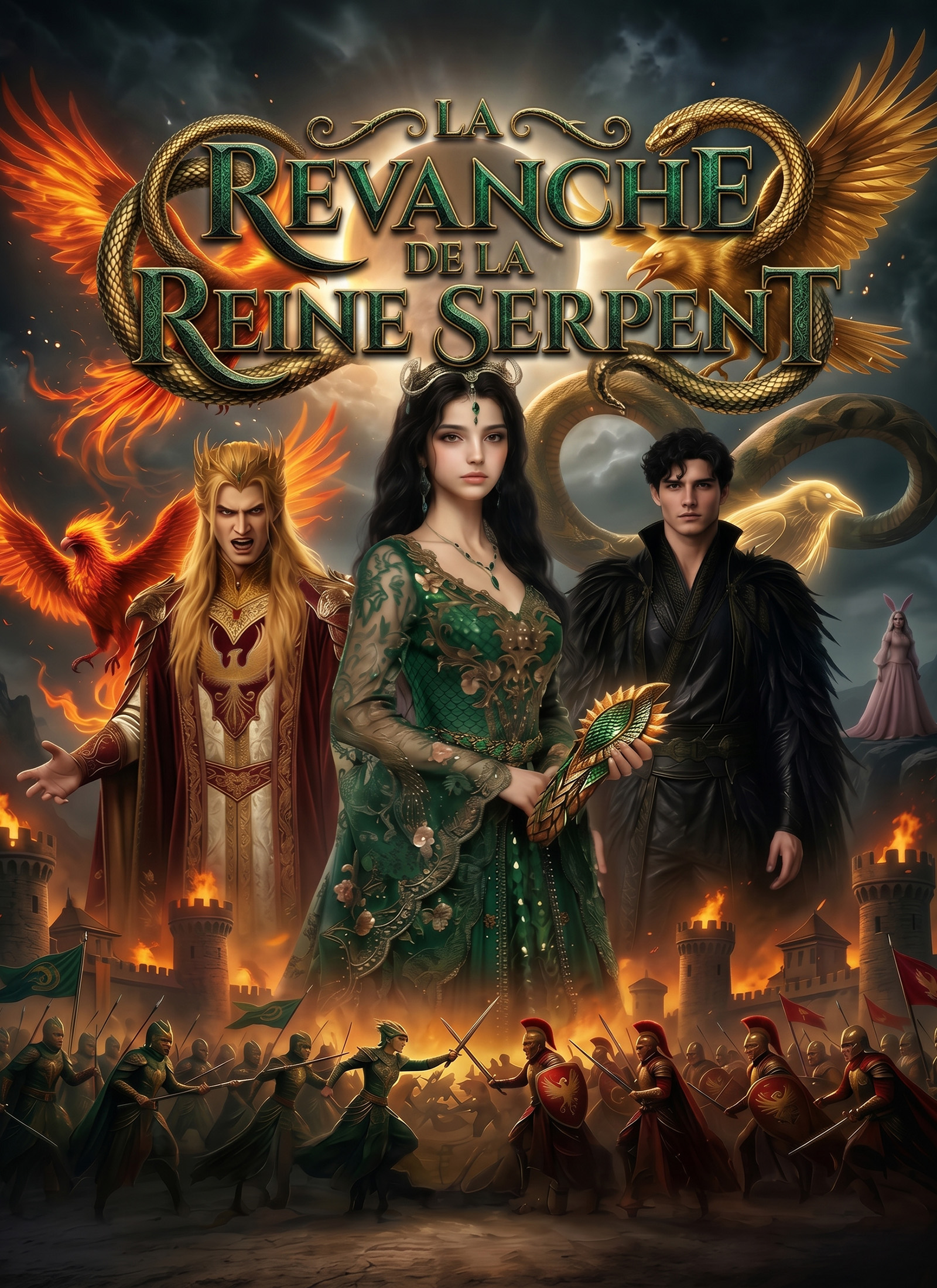 Couverture de La Revanche de la Reine Serpent