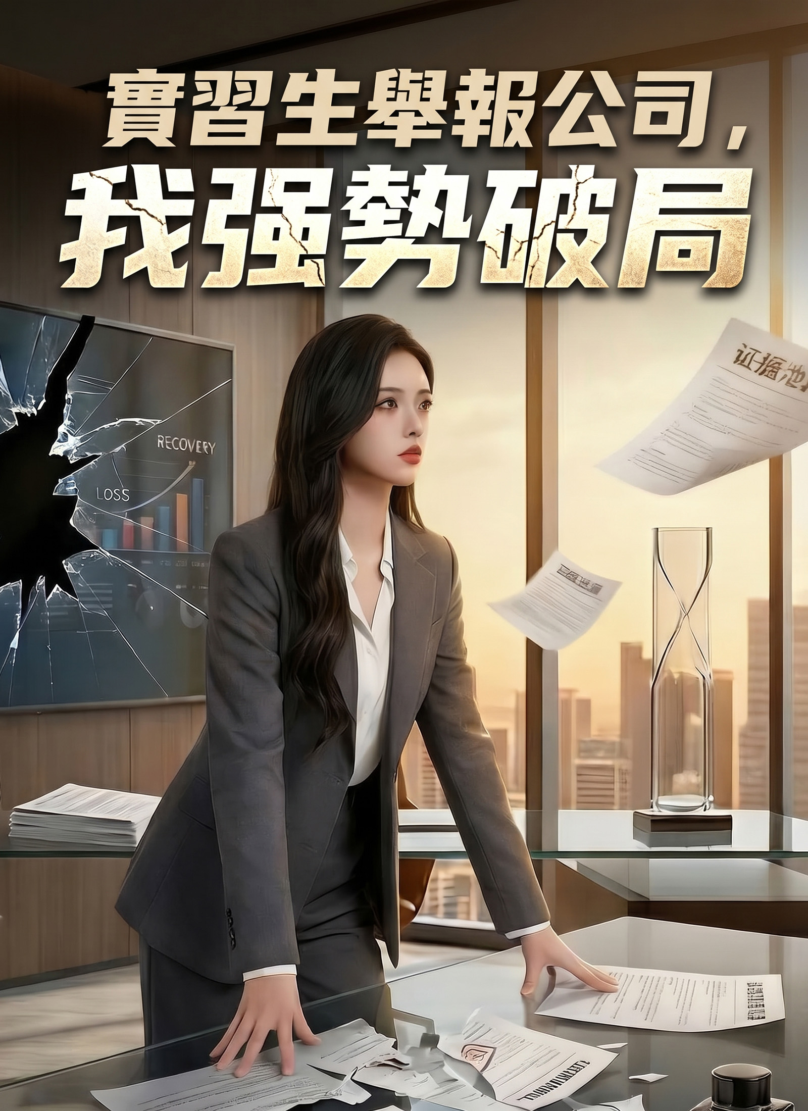《實習生舉報公司，我強勢破局》封面