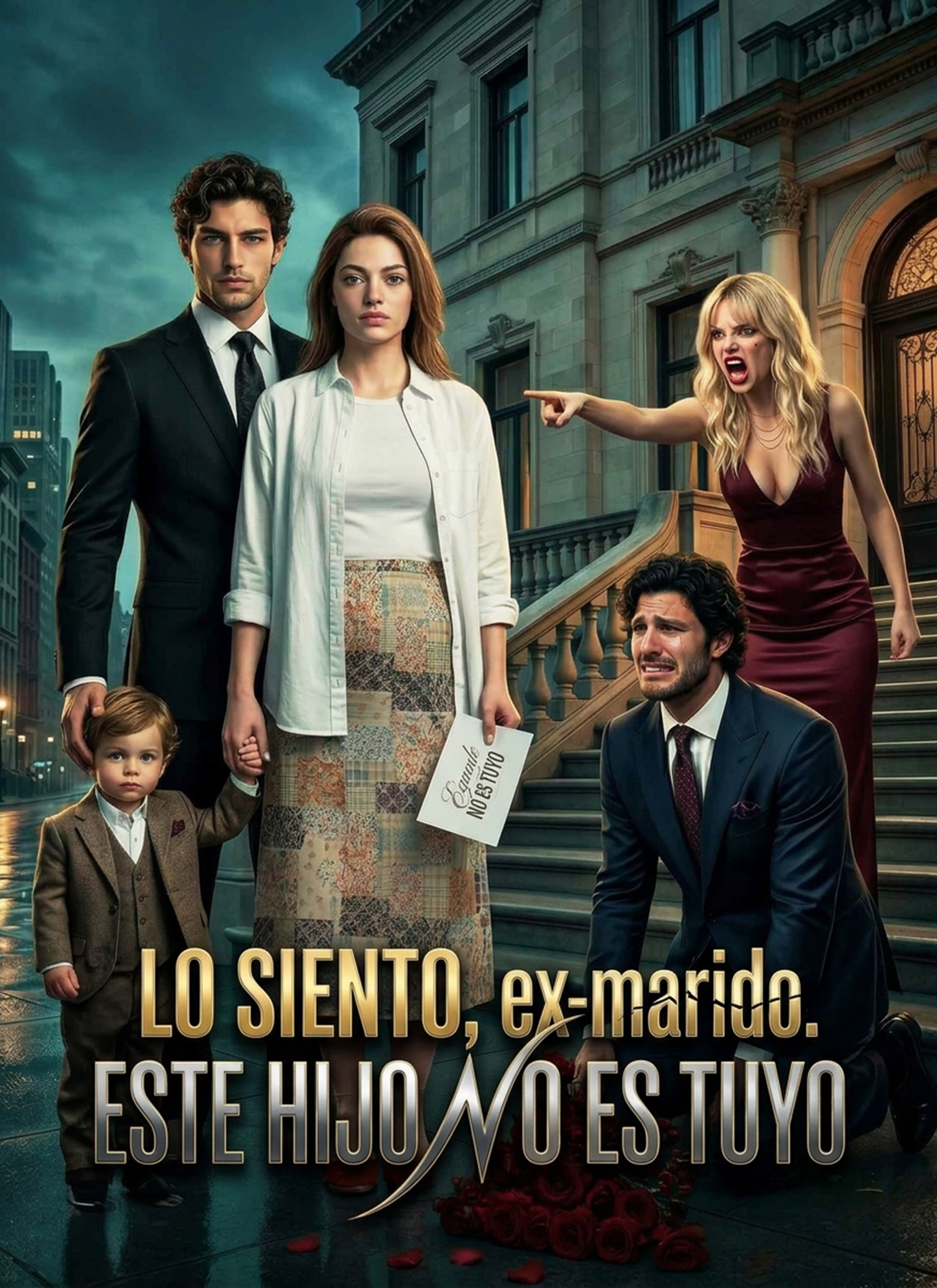 Portada de Lo siento, ex-marido. Este hijo no es tuyo.