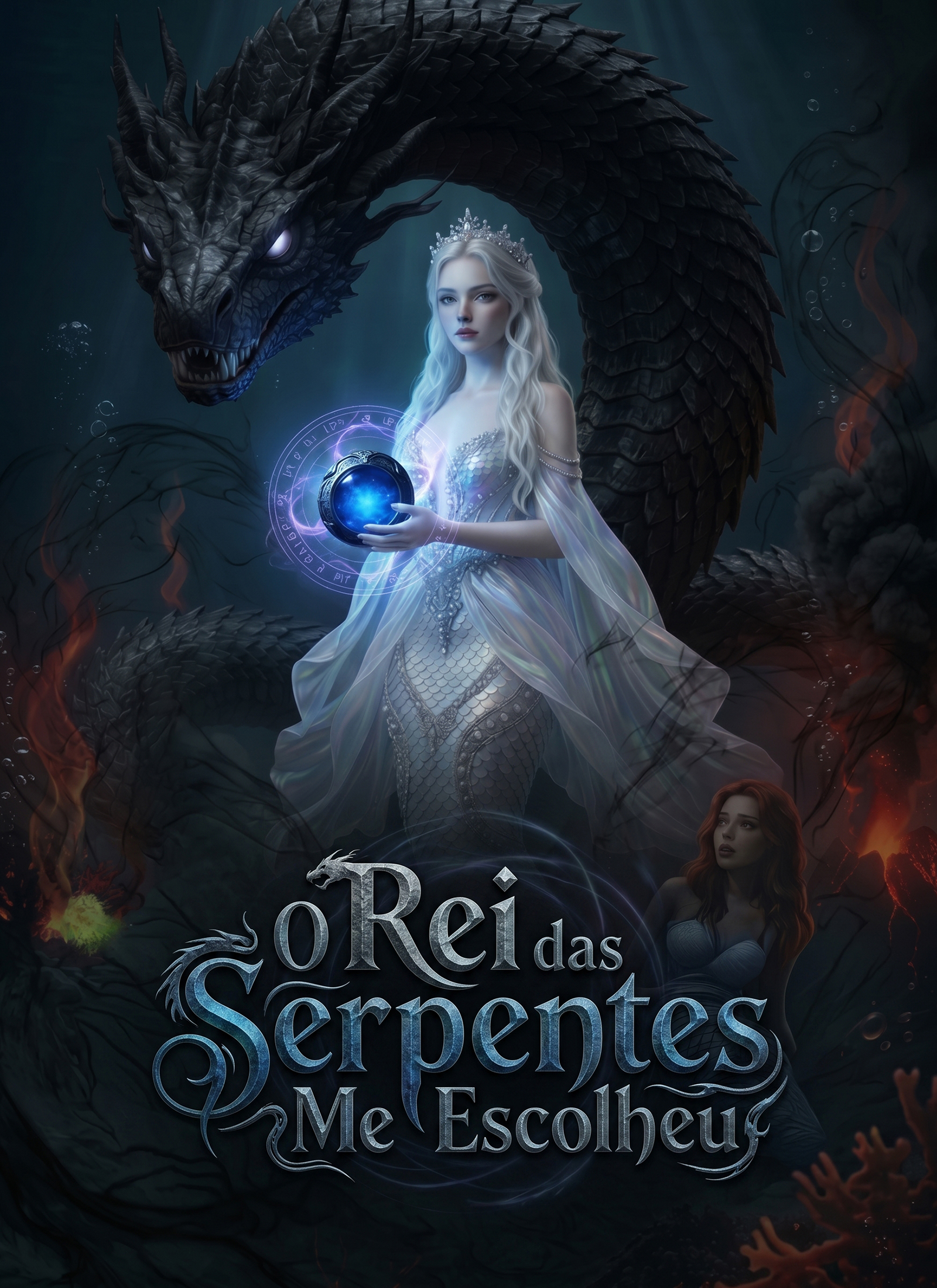 Capa de O Rei das Serpentes Me Escolheu