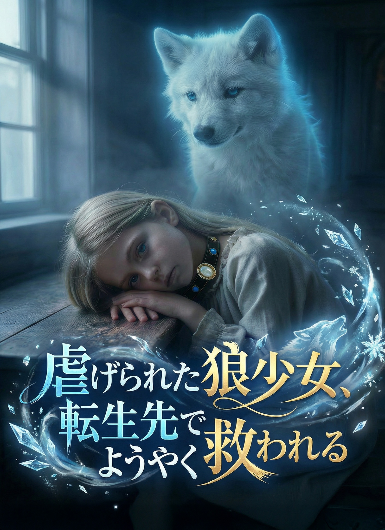 「[吹替]虐げられた狼少女、転生先でようやく救われる」のカバー画像