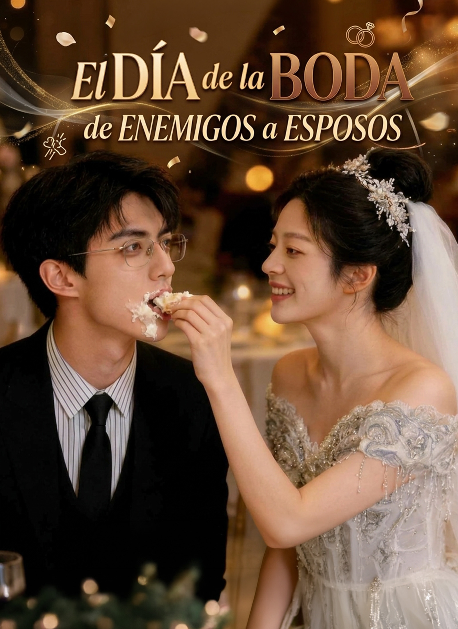Portada de El día de la boda: de enemigos a esposos