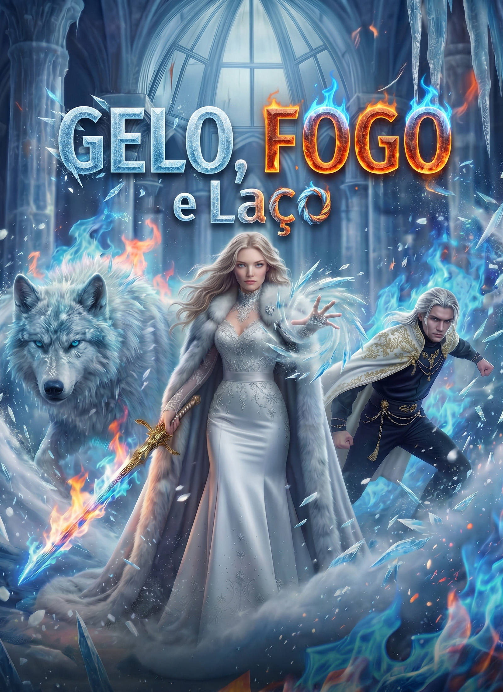 Capa de [Dublado]Gelo, Fogo e Laço