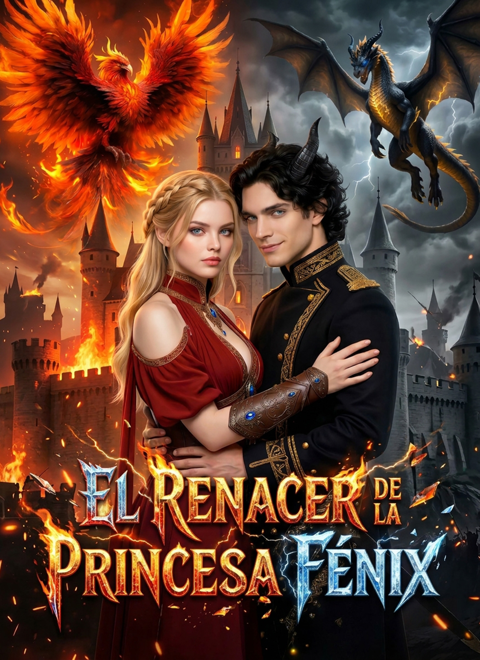 Portada de El renacer de la princesa fénix