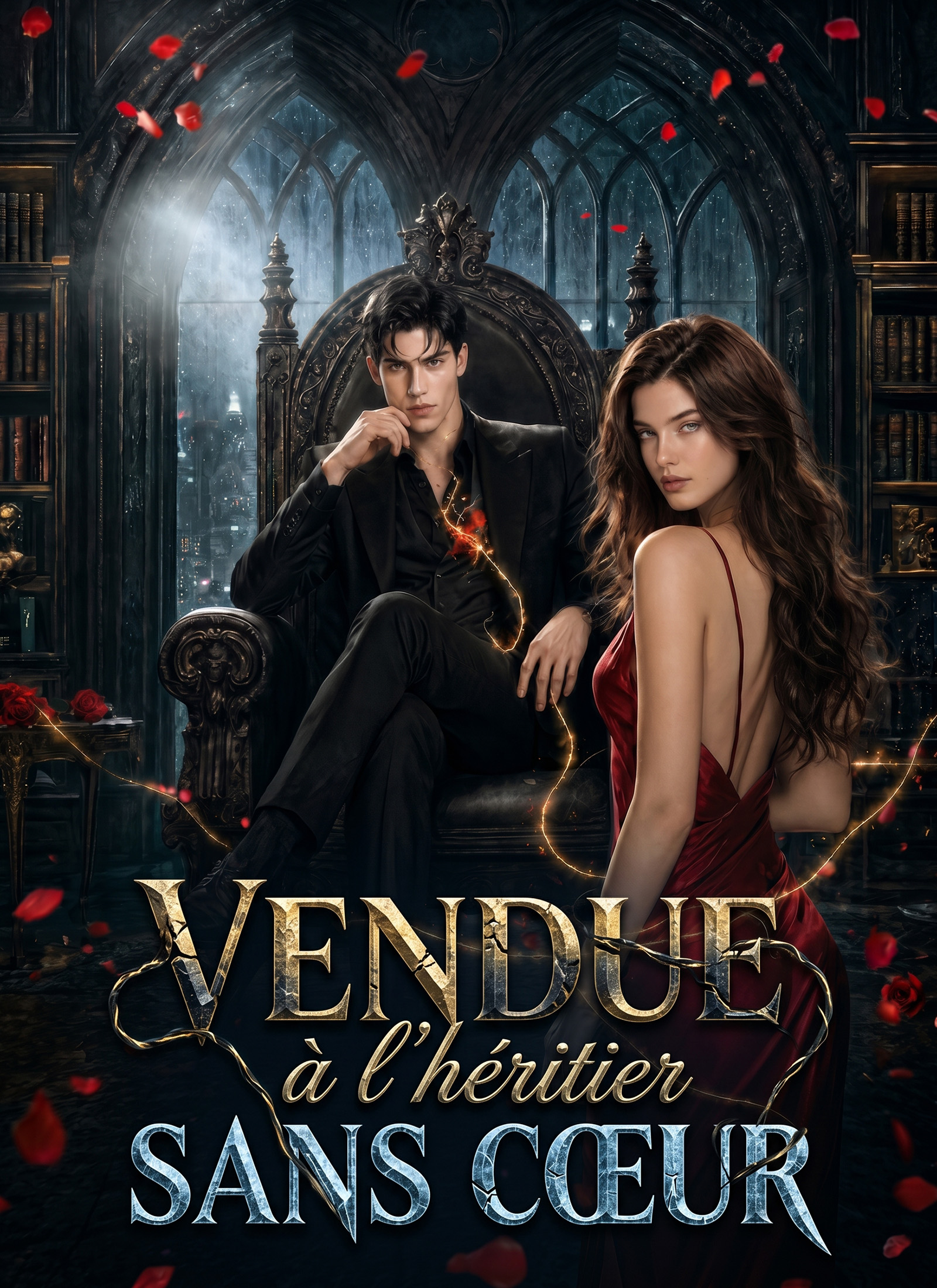 Couverture de Vendue à l’héritier sans cœur