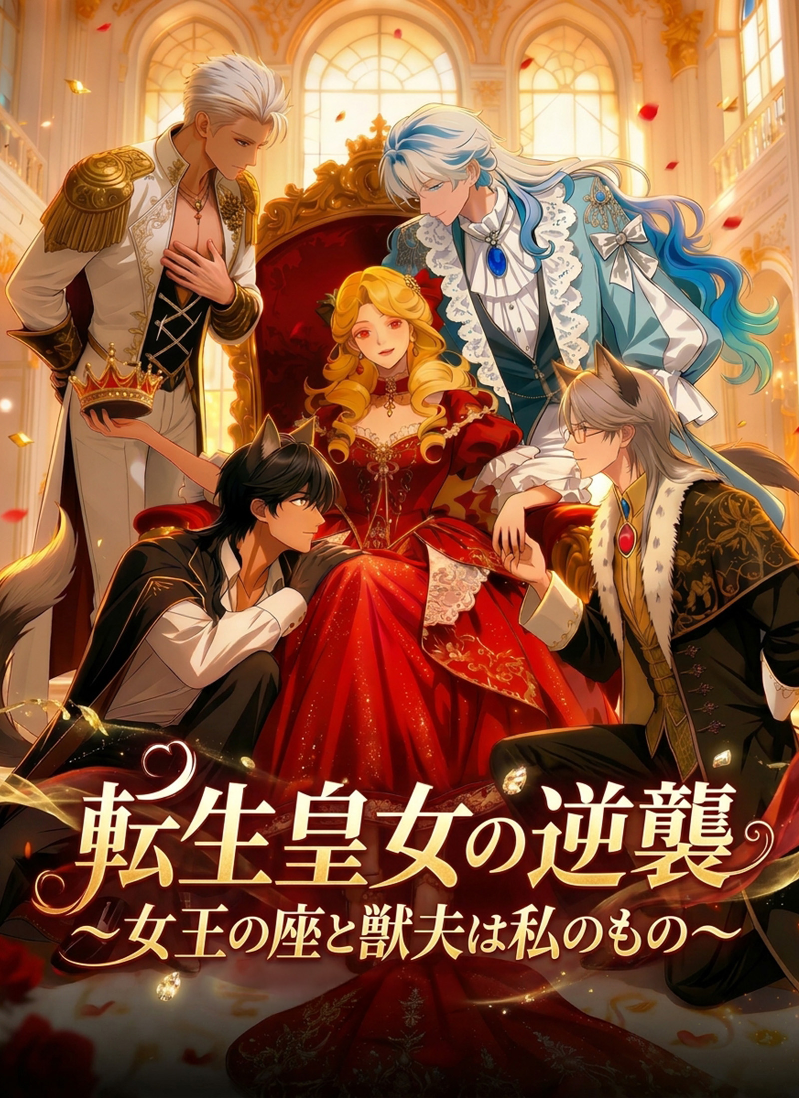 「[吹替]転生皇女の逆襲～女王の座と獣夫は私のもの～」のカバー画像