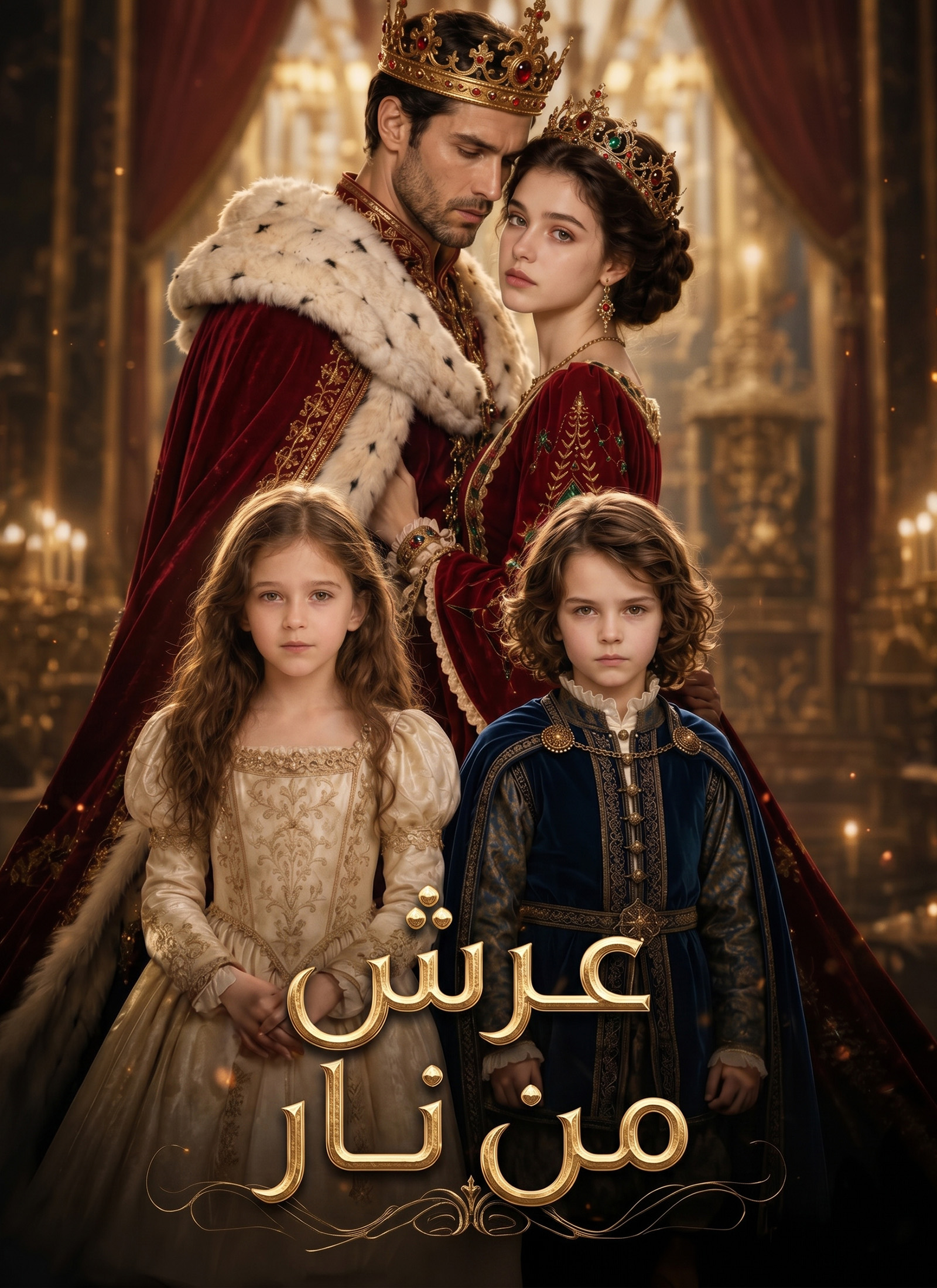 غلاف عرش من نار