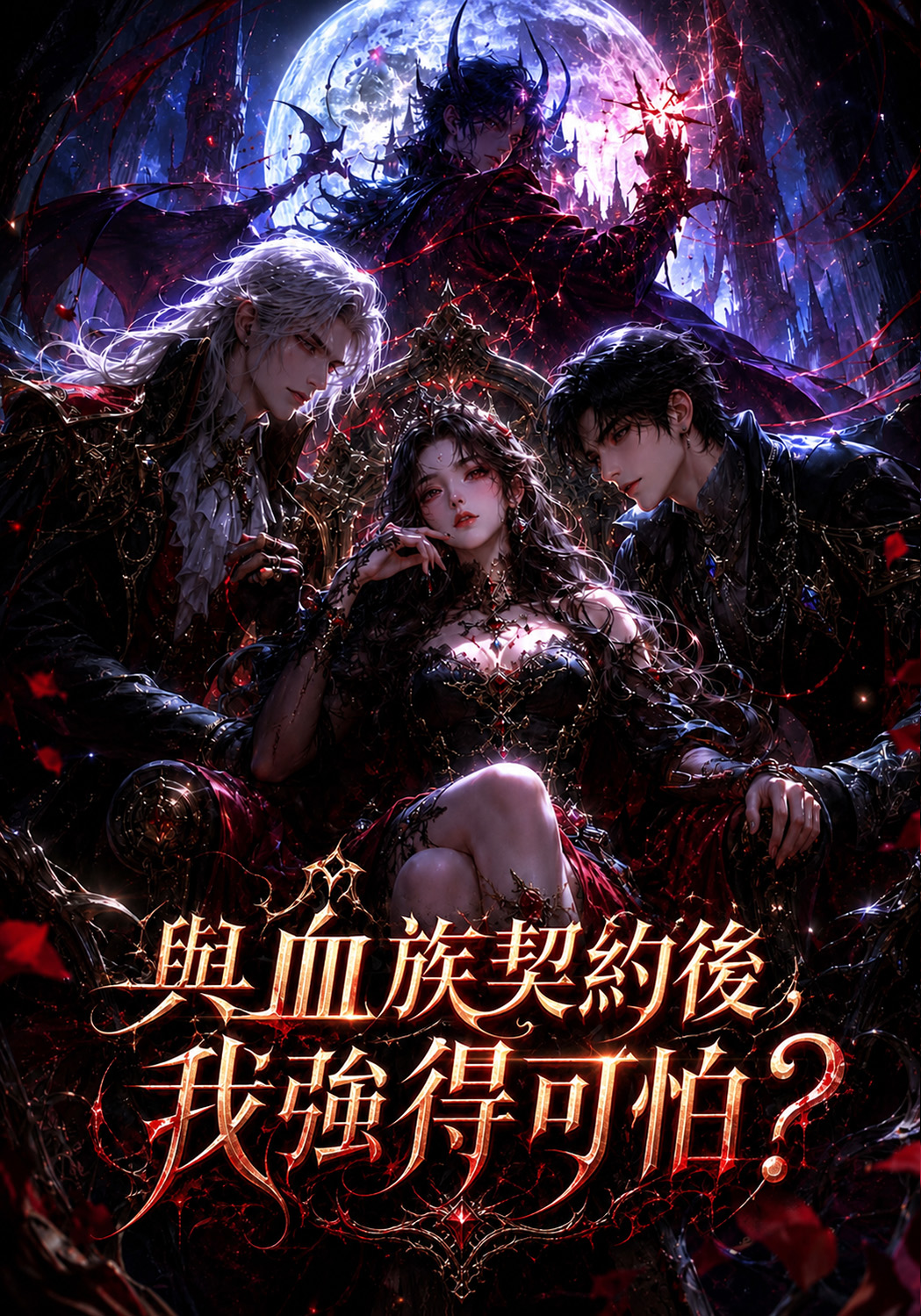 《與血族契約後，我強得可怕？》封面