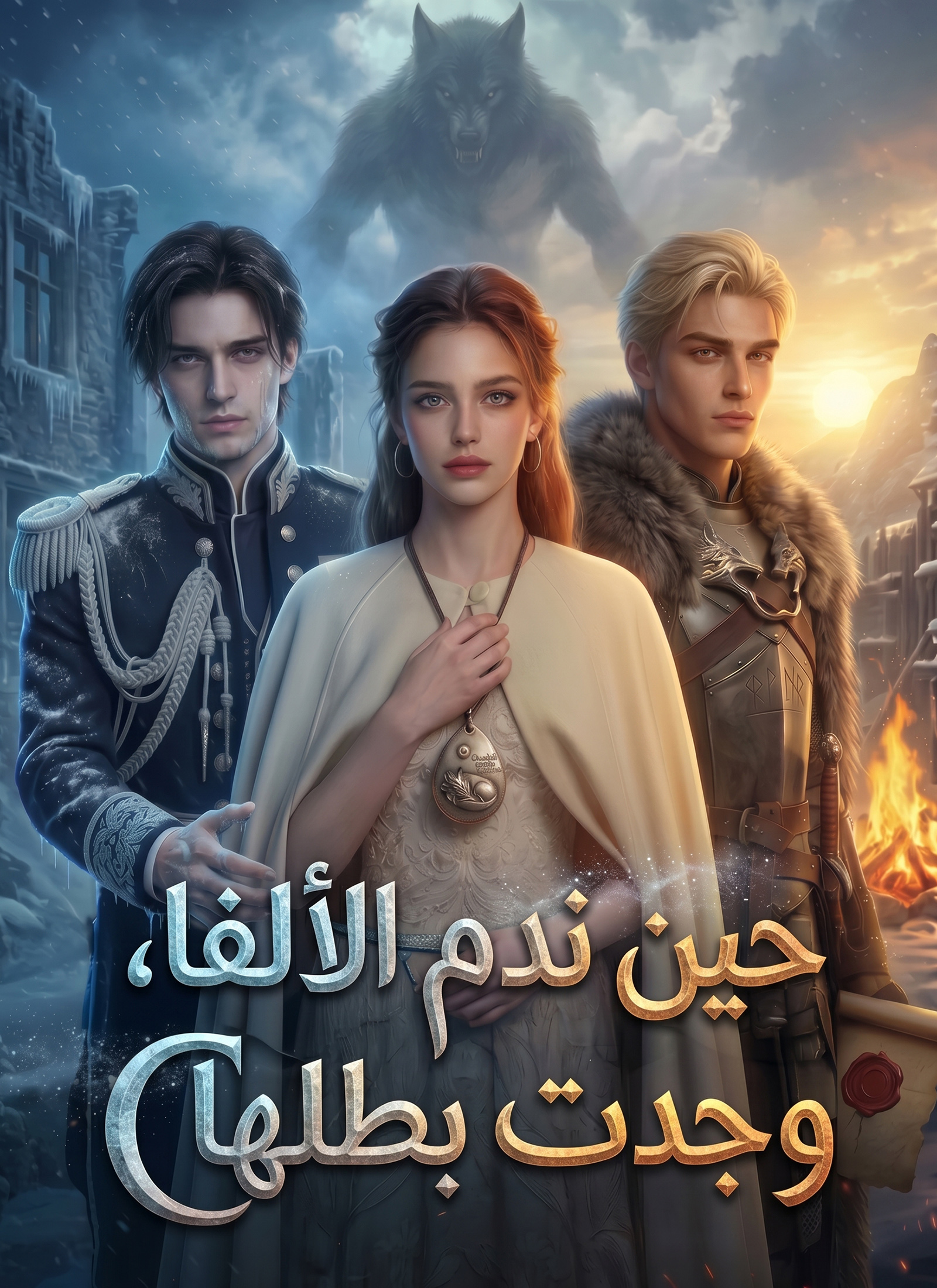 غلاف حين ندم الألفا، وجدت بطلها