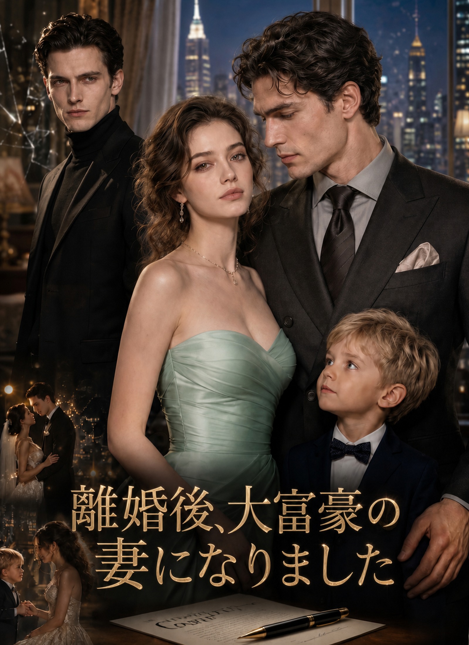 「離婚後、大富豪の妻になりました」のカバー画像