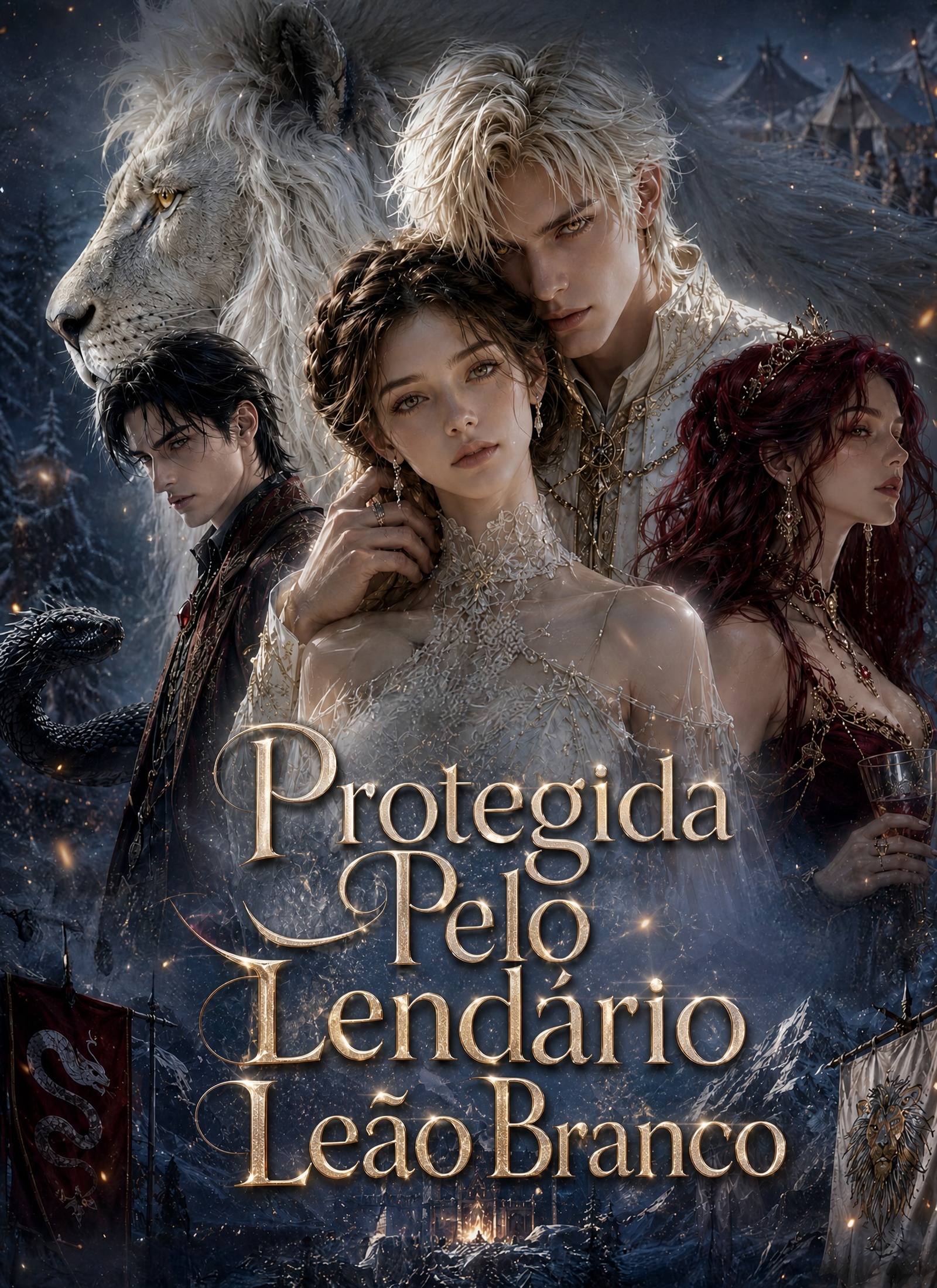 Capa de Protegida Pelo Lendário Leão Branco