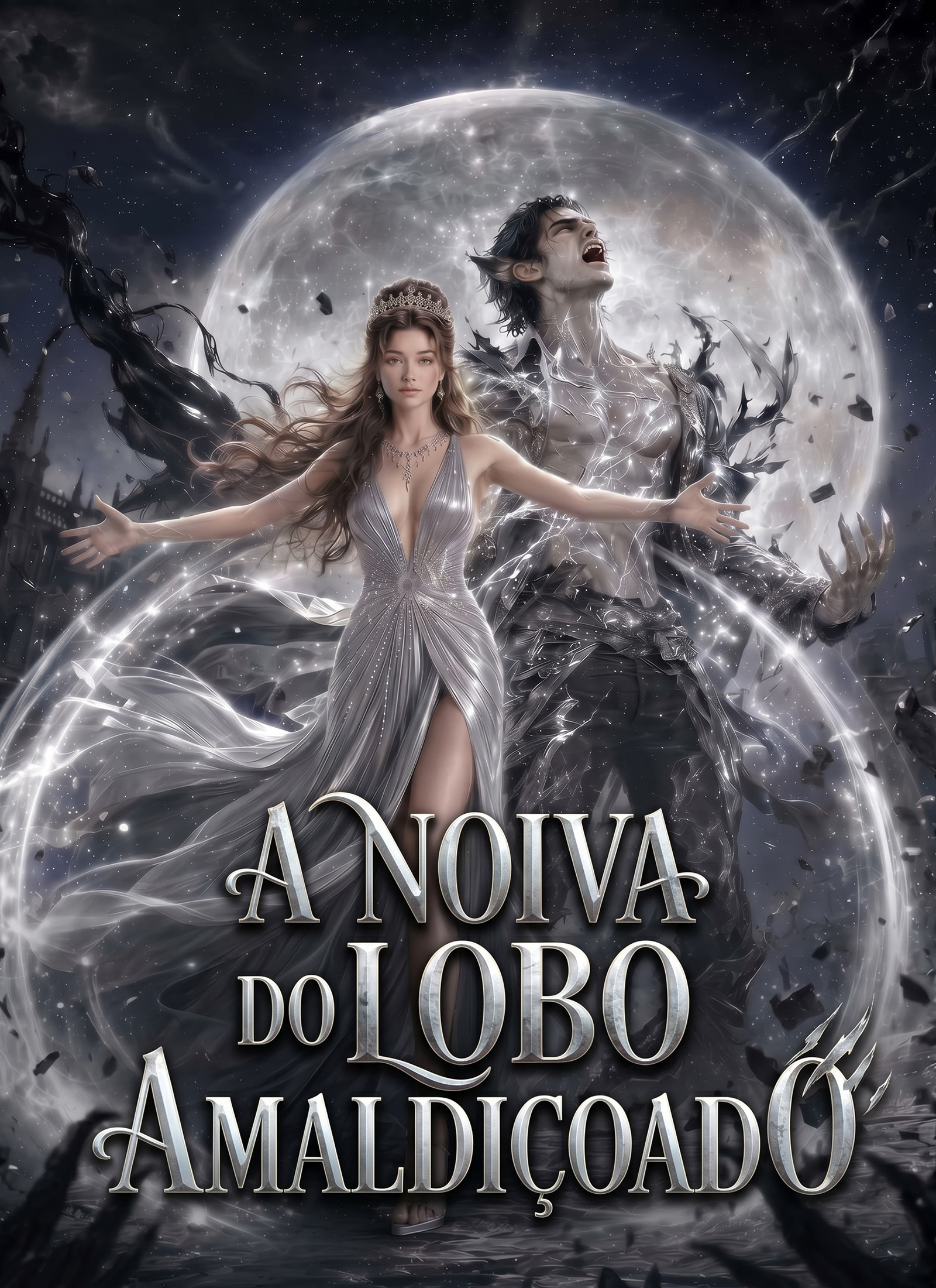 Capa de A Noiva do Lobo Amaldiçoado