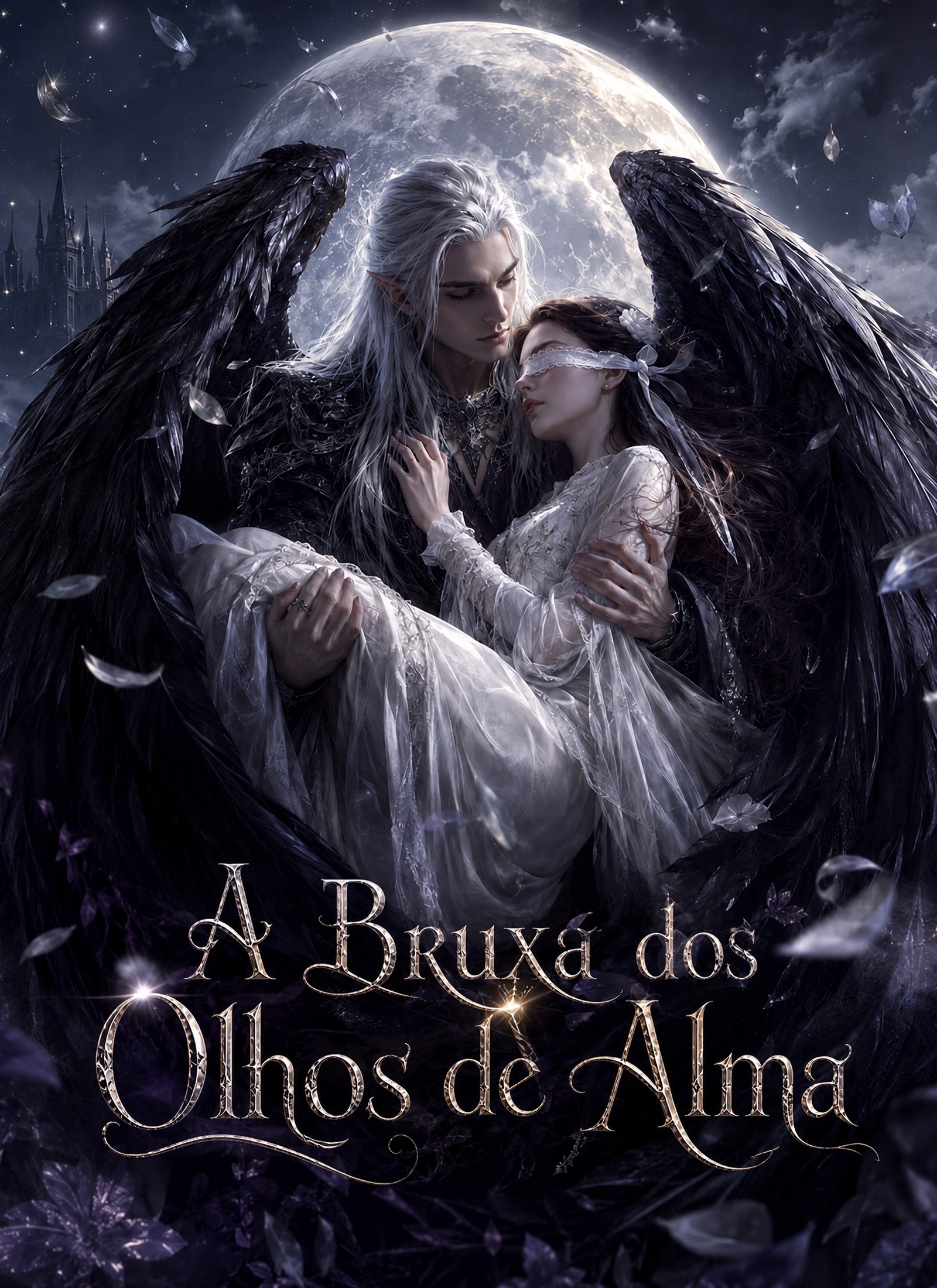 Capa de A Bruxa dos Olhos de Alma