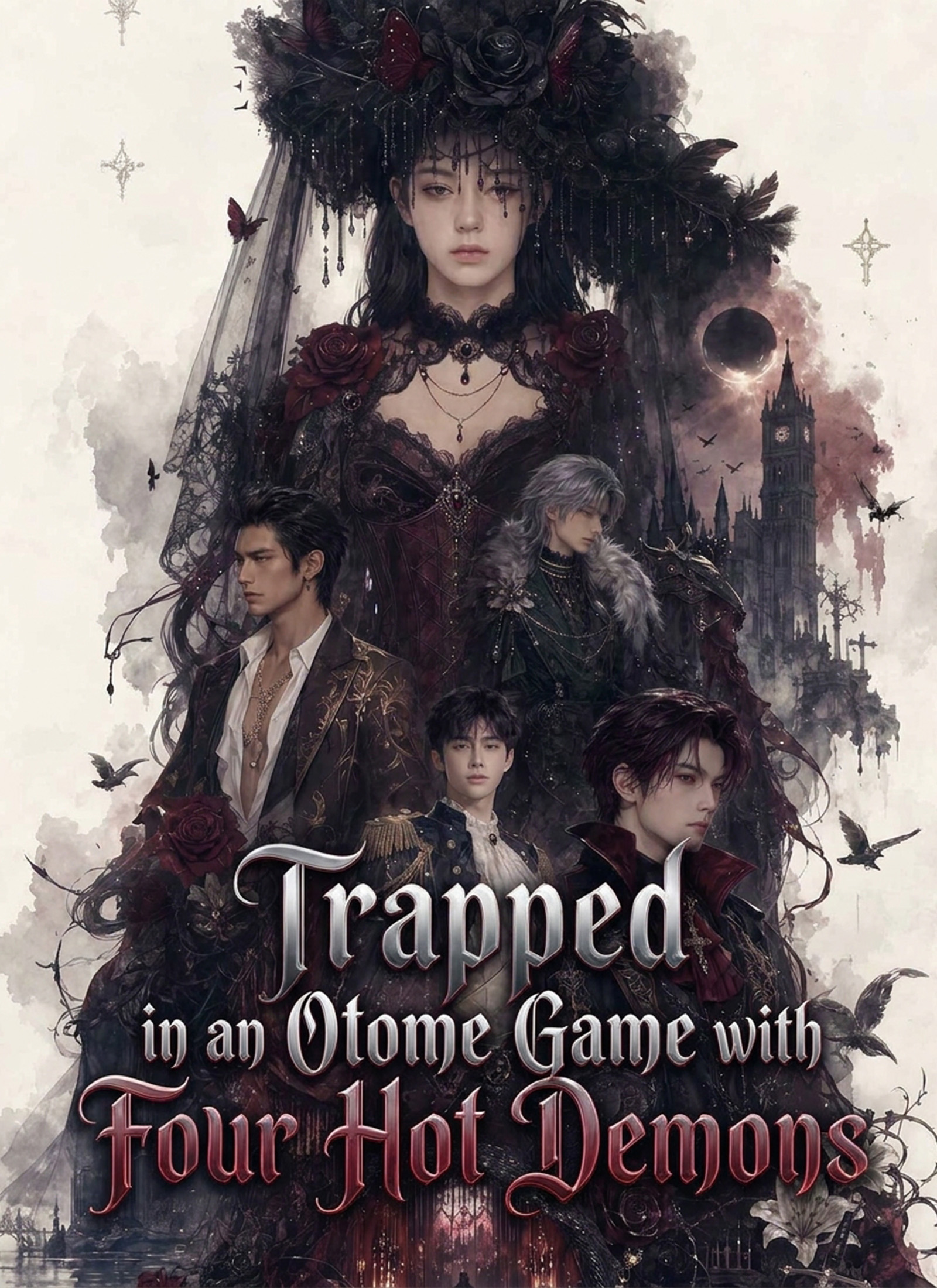 Trapped in an Otome Game with Four Hot Demons