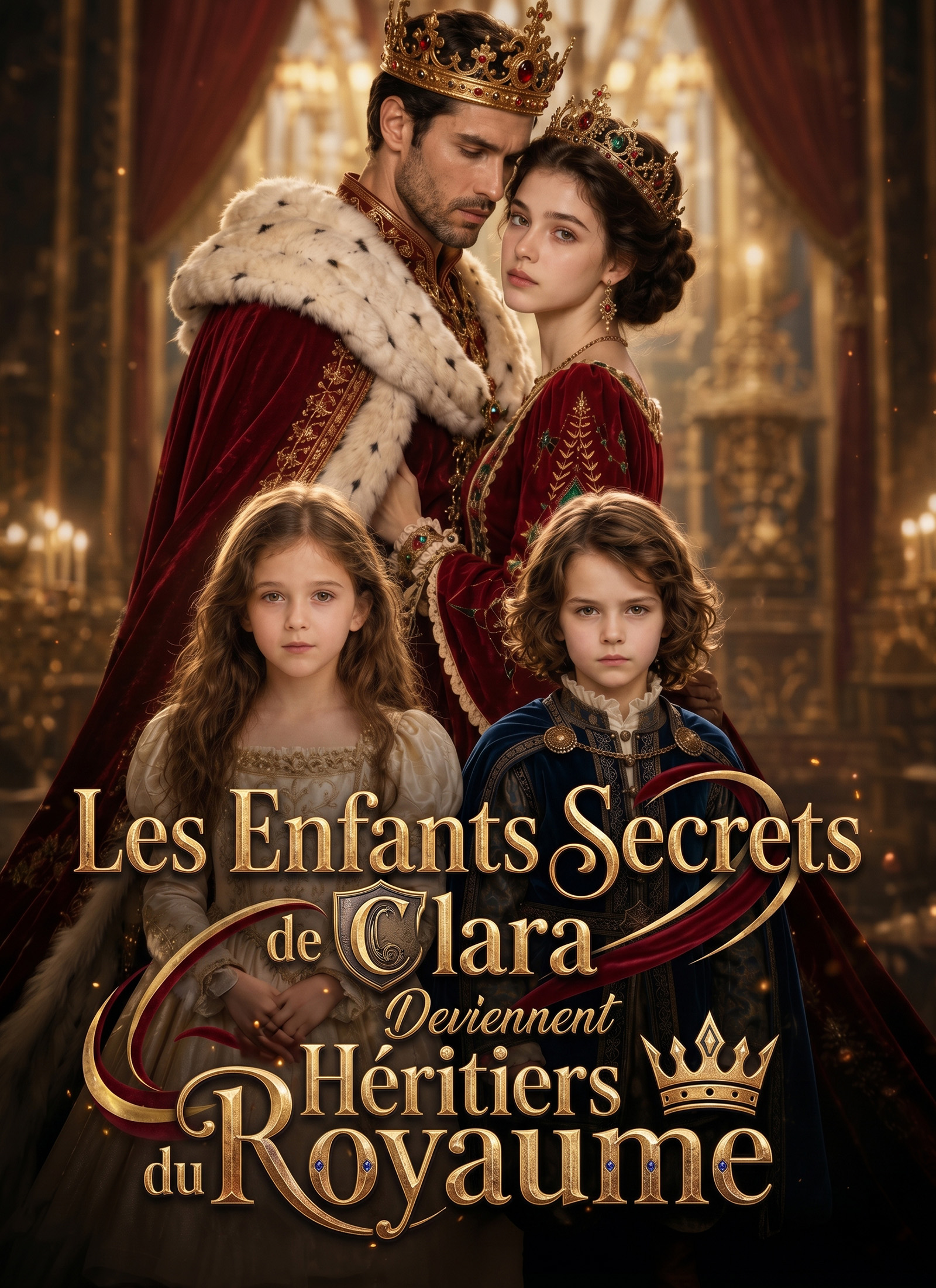 Couverture de Les Enfants Secrets de Clara Deviennent Héritiers du Royaume