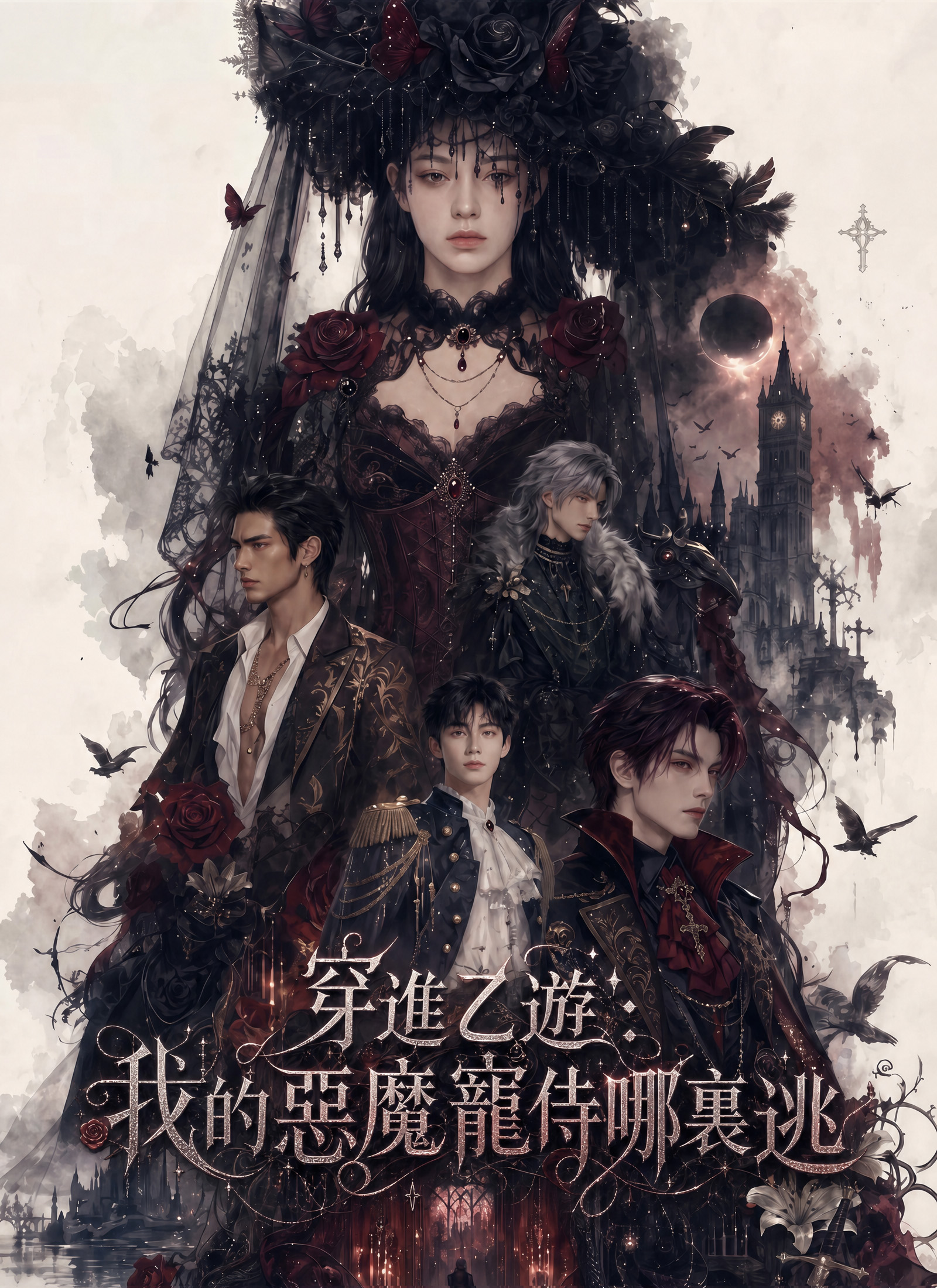 《穿進乙遊:我的惡魔寵侍哪裏逃》封面