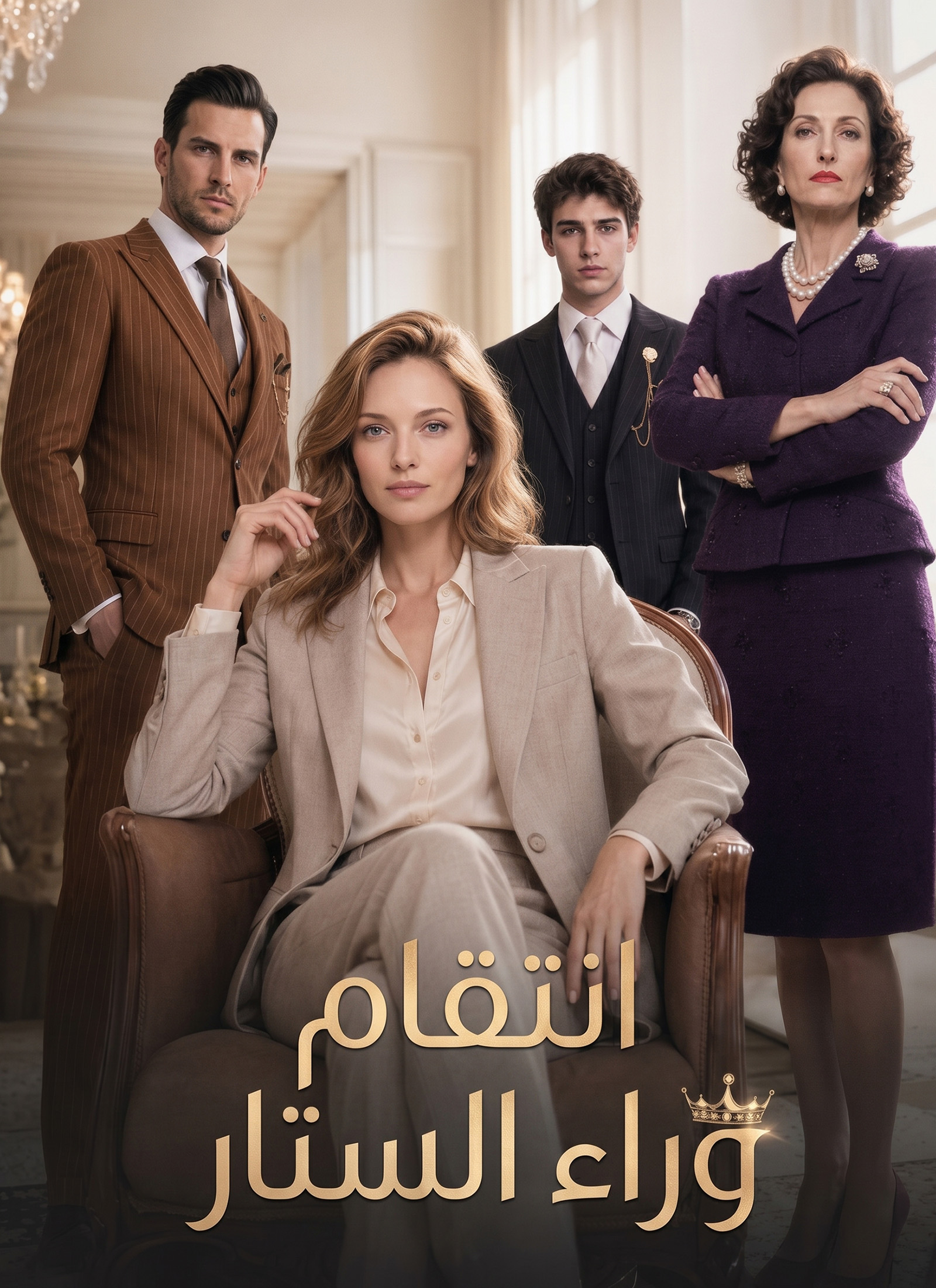 غلاف انتقام وراء الستار