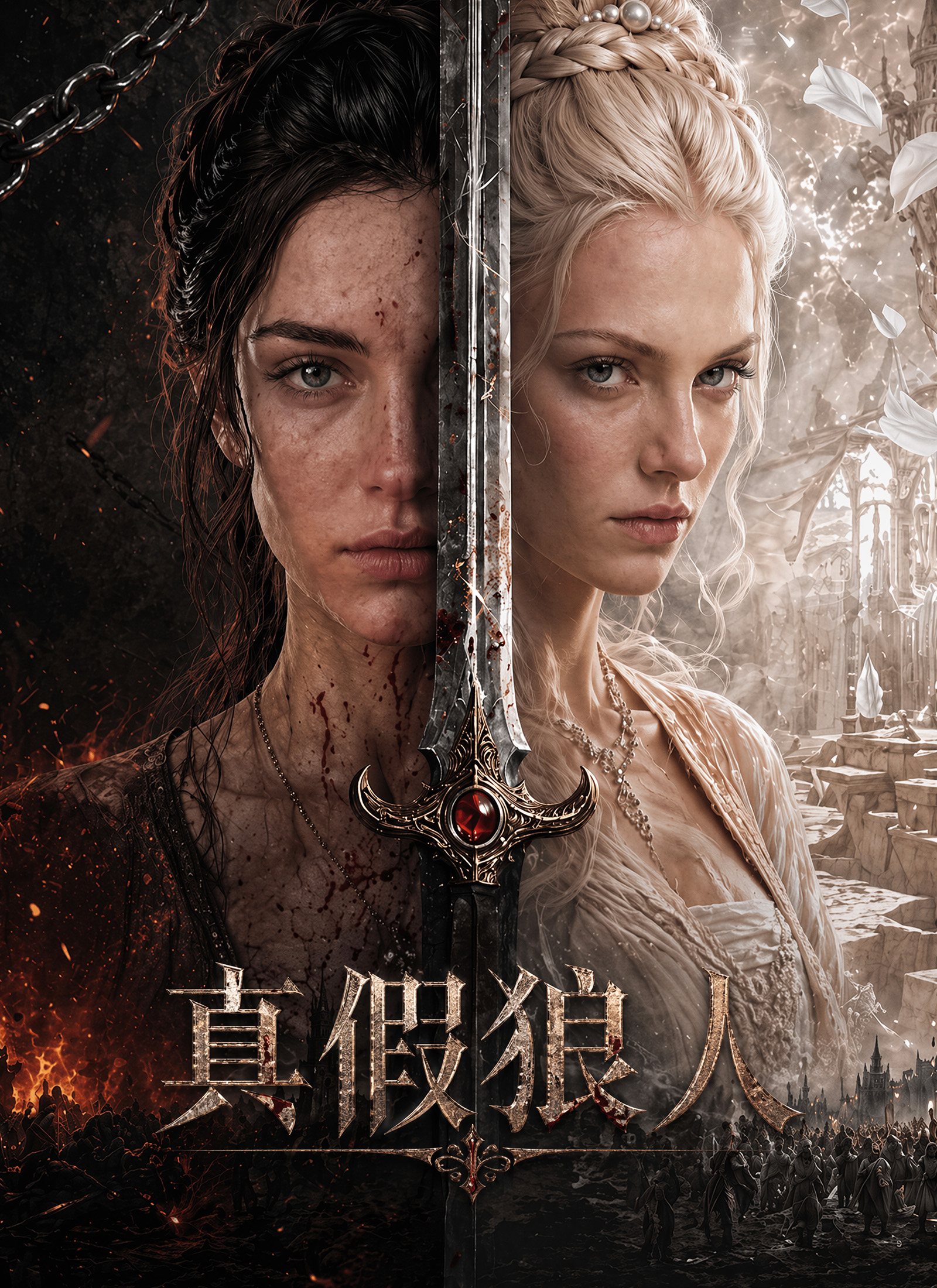 《王冠奴婢對決假公主【真假狼人】》封面