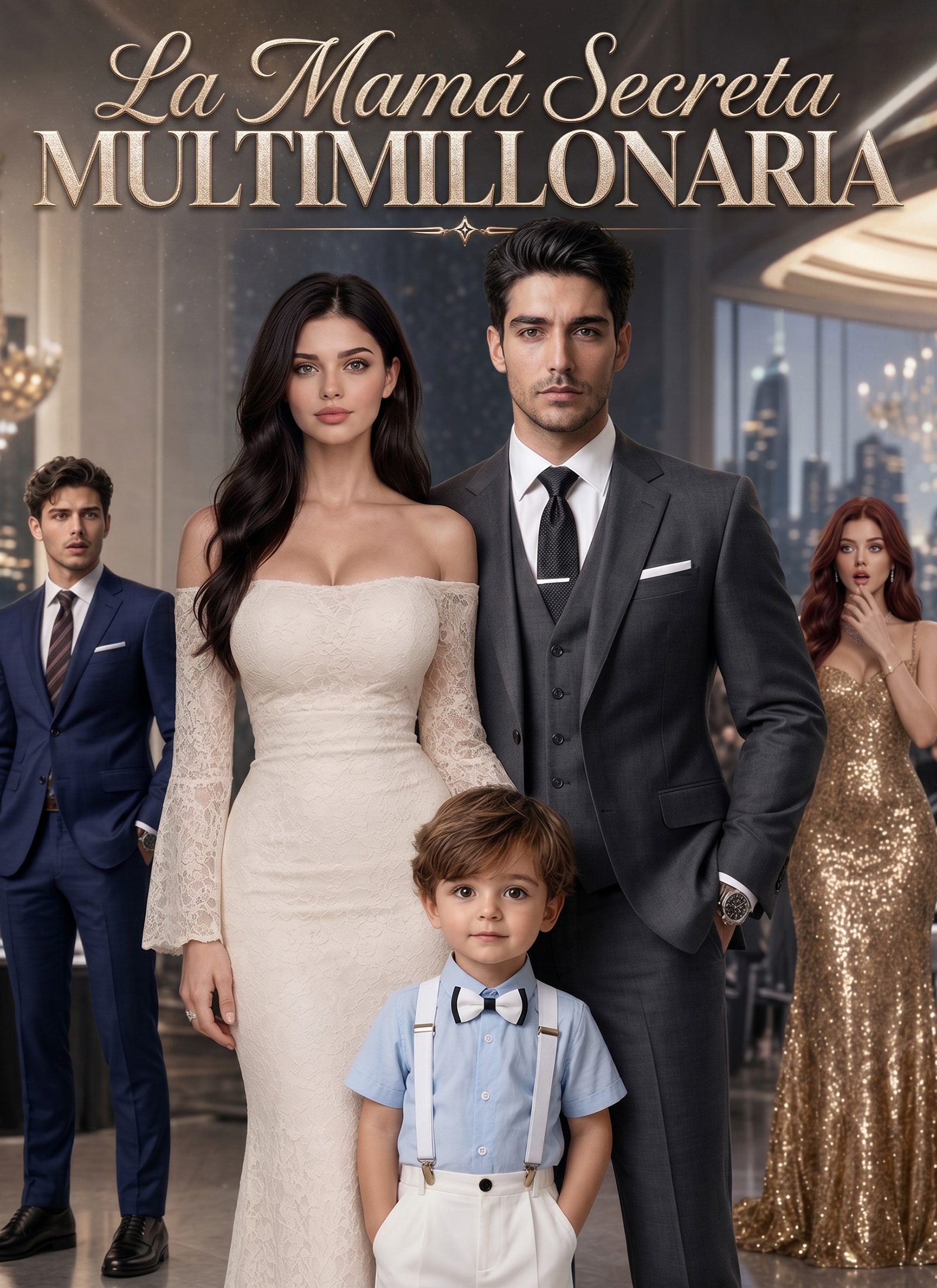 Portada de La Mamá Secreta Multimillonaria