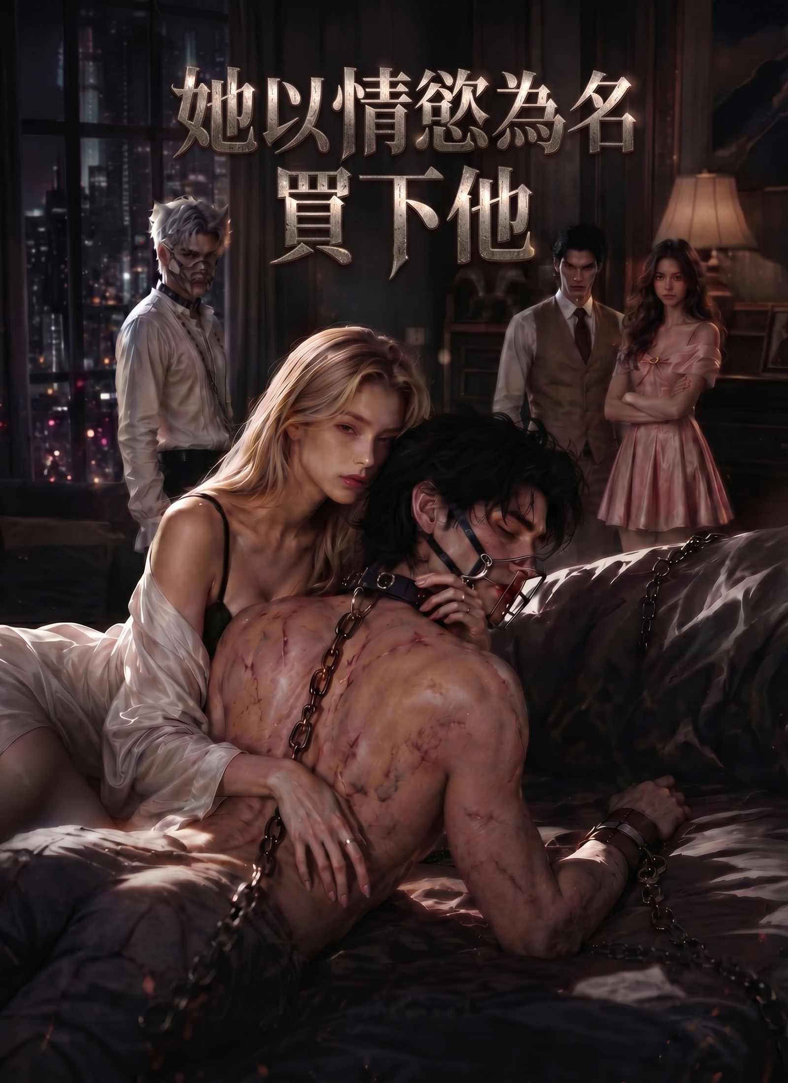 《她以情慾為名買下他》封面