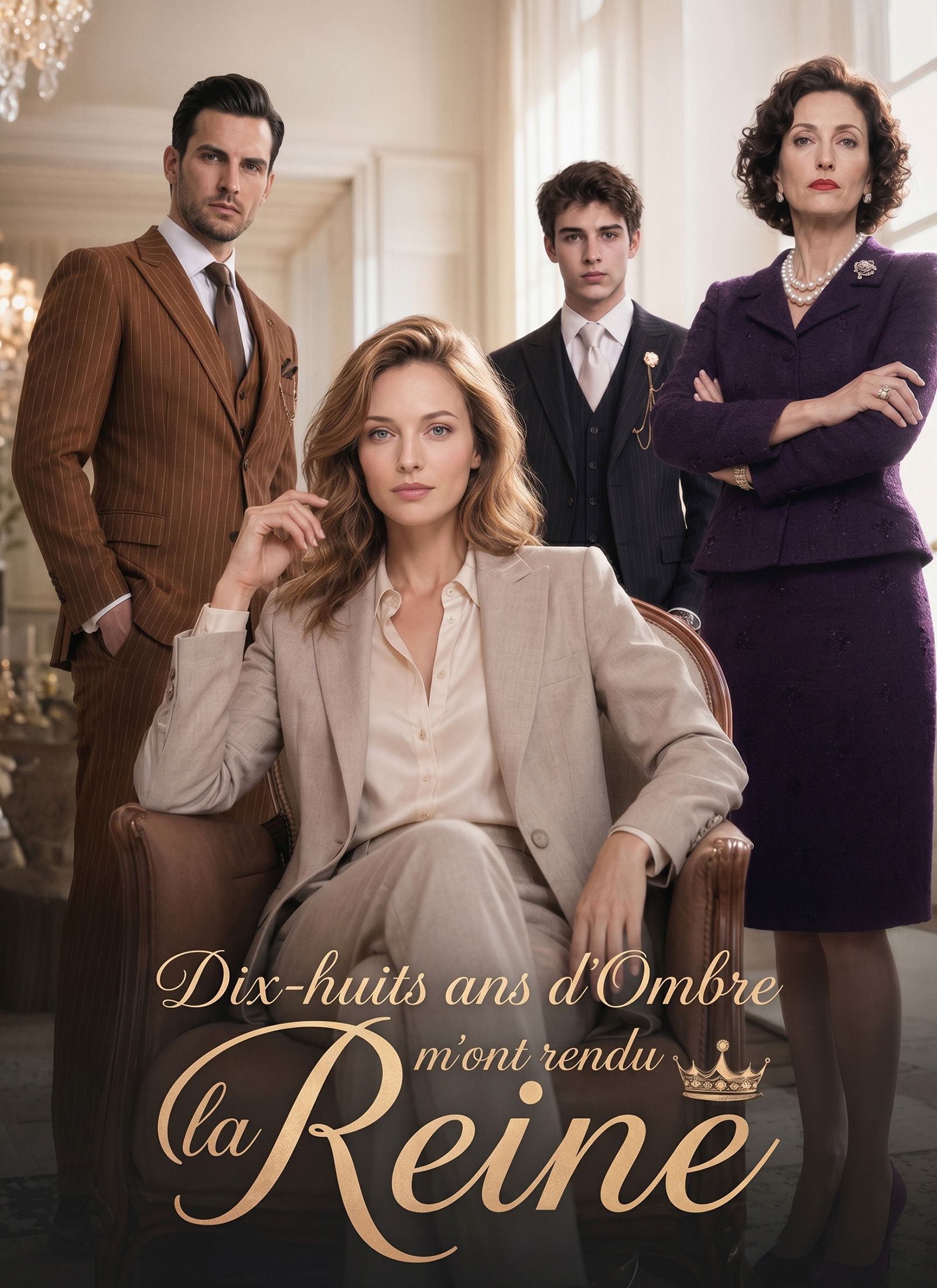 Couverture de Dix-huits ans d'Ombre m'ont rendu la Reine