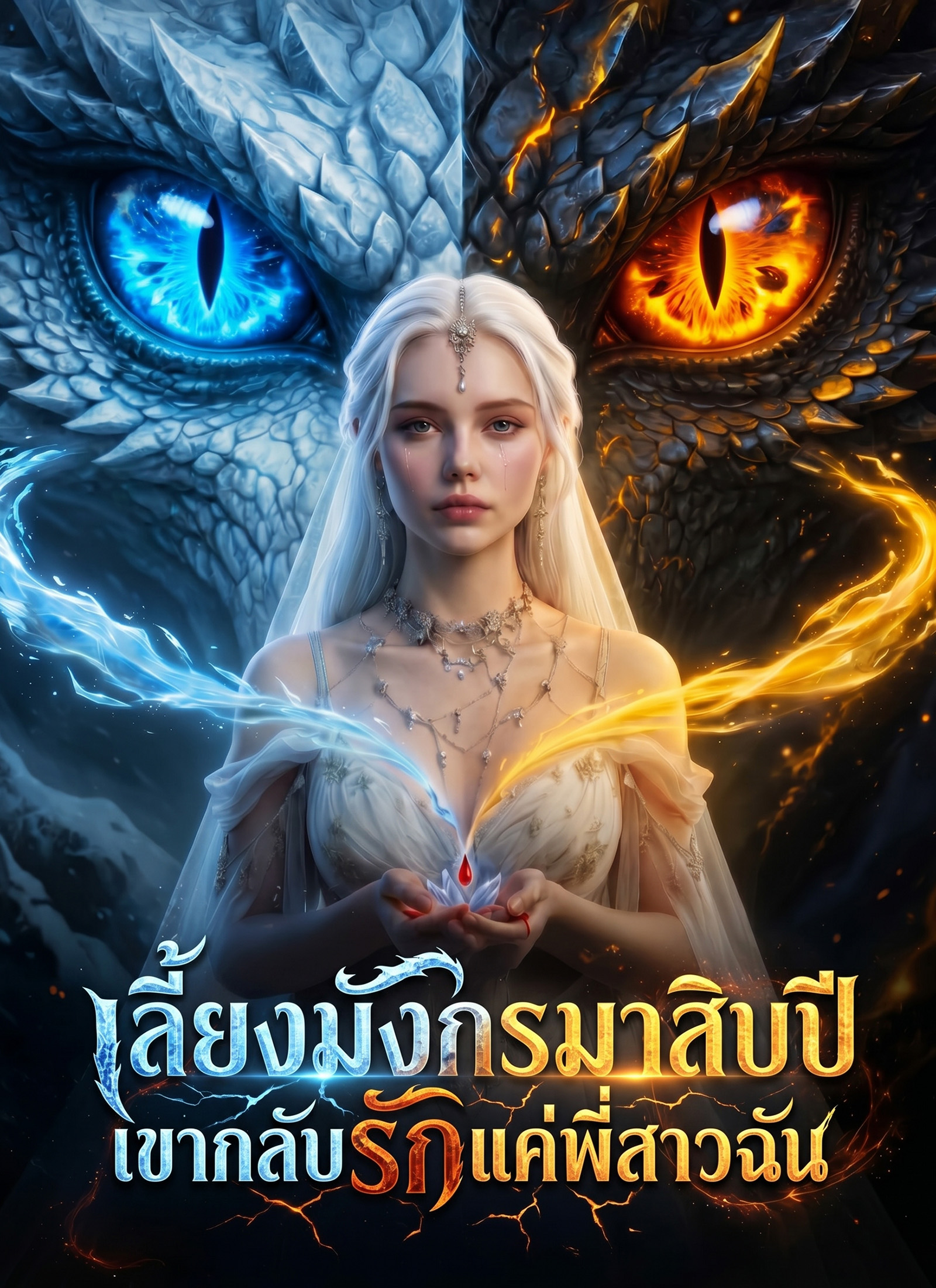 หน้าปกเลี้ยงมังกรมาสิบปี เขากลับรักแค่พี่สาวฉัน