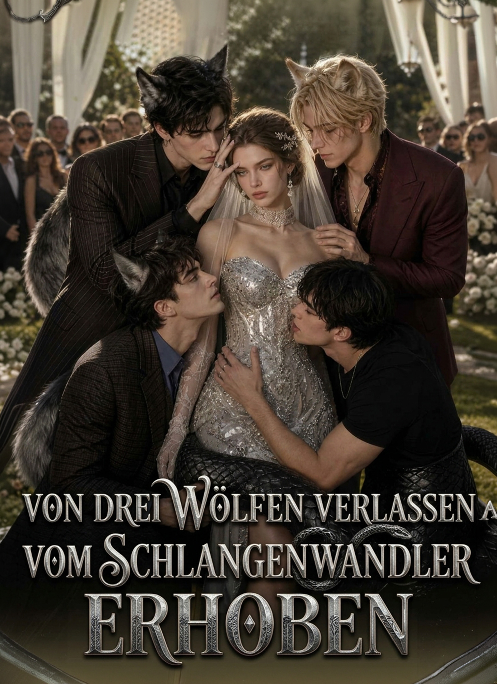 Cover von Von drei Wölfen verlassen, vom Schlangenwandler erhoben