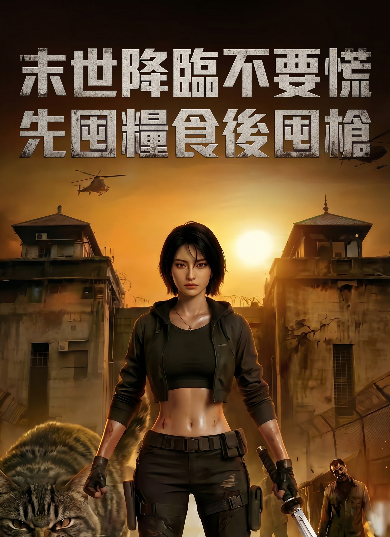 《末世降臨不要慌，先囤糧食後囤槍》封面