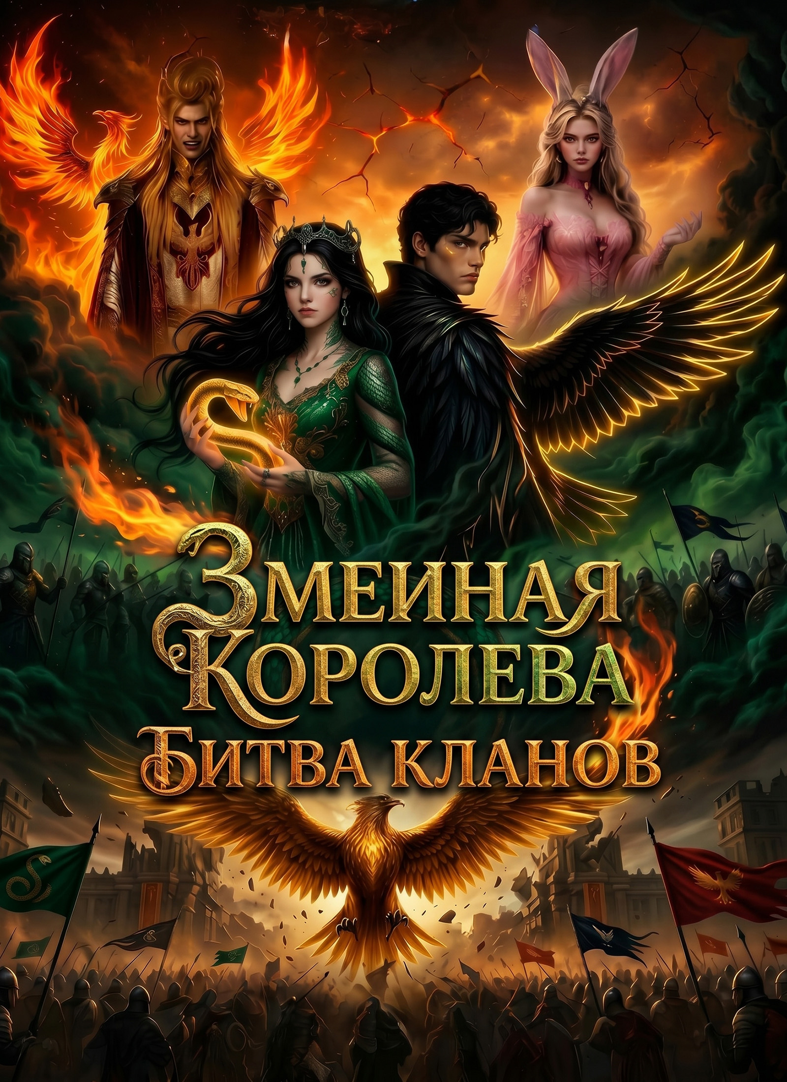 Обложка «Змеиная Королева: Битва Кланов»