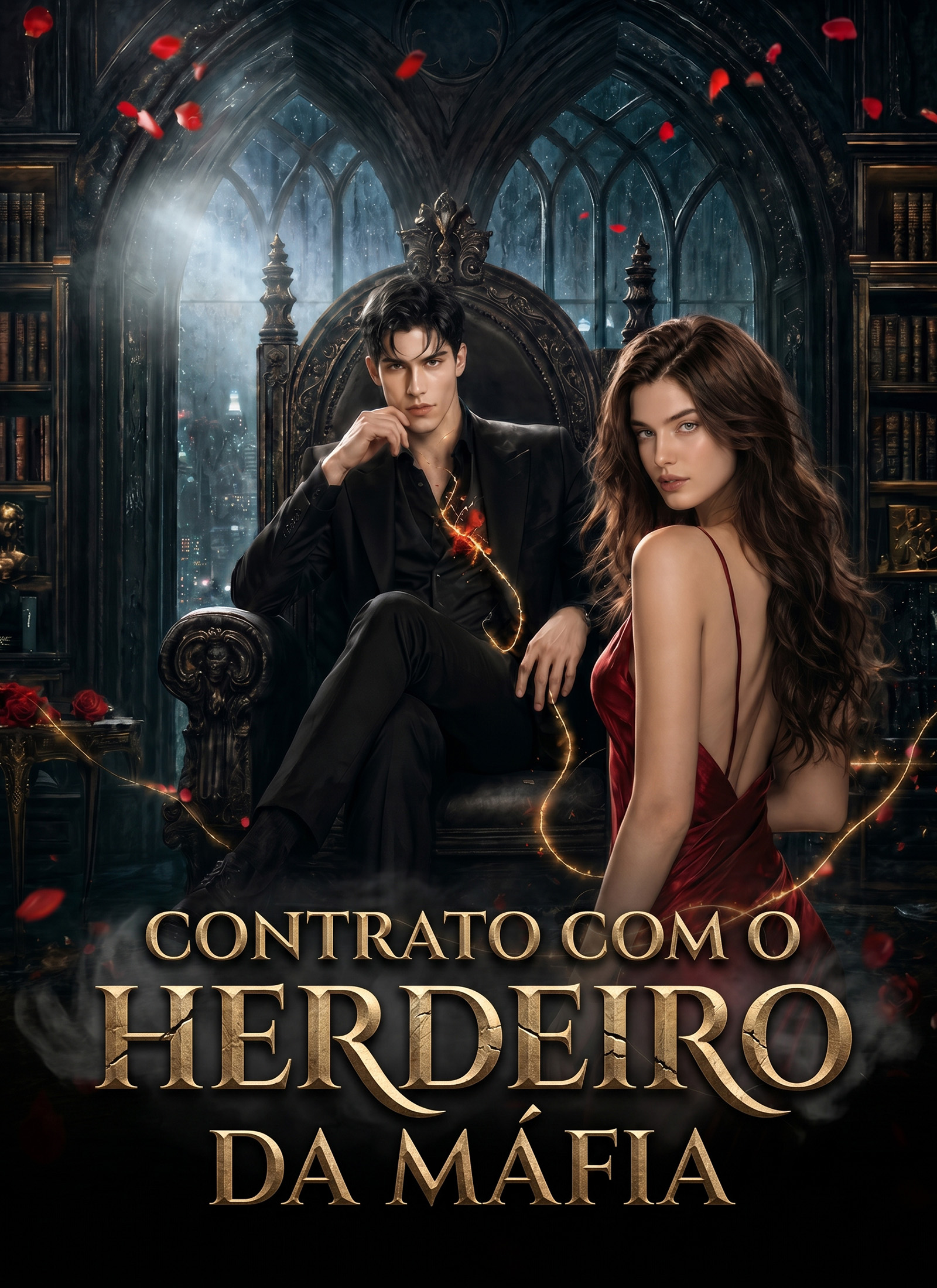 Capa de Contrato com o Herdeiro da Máfia