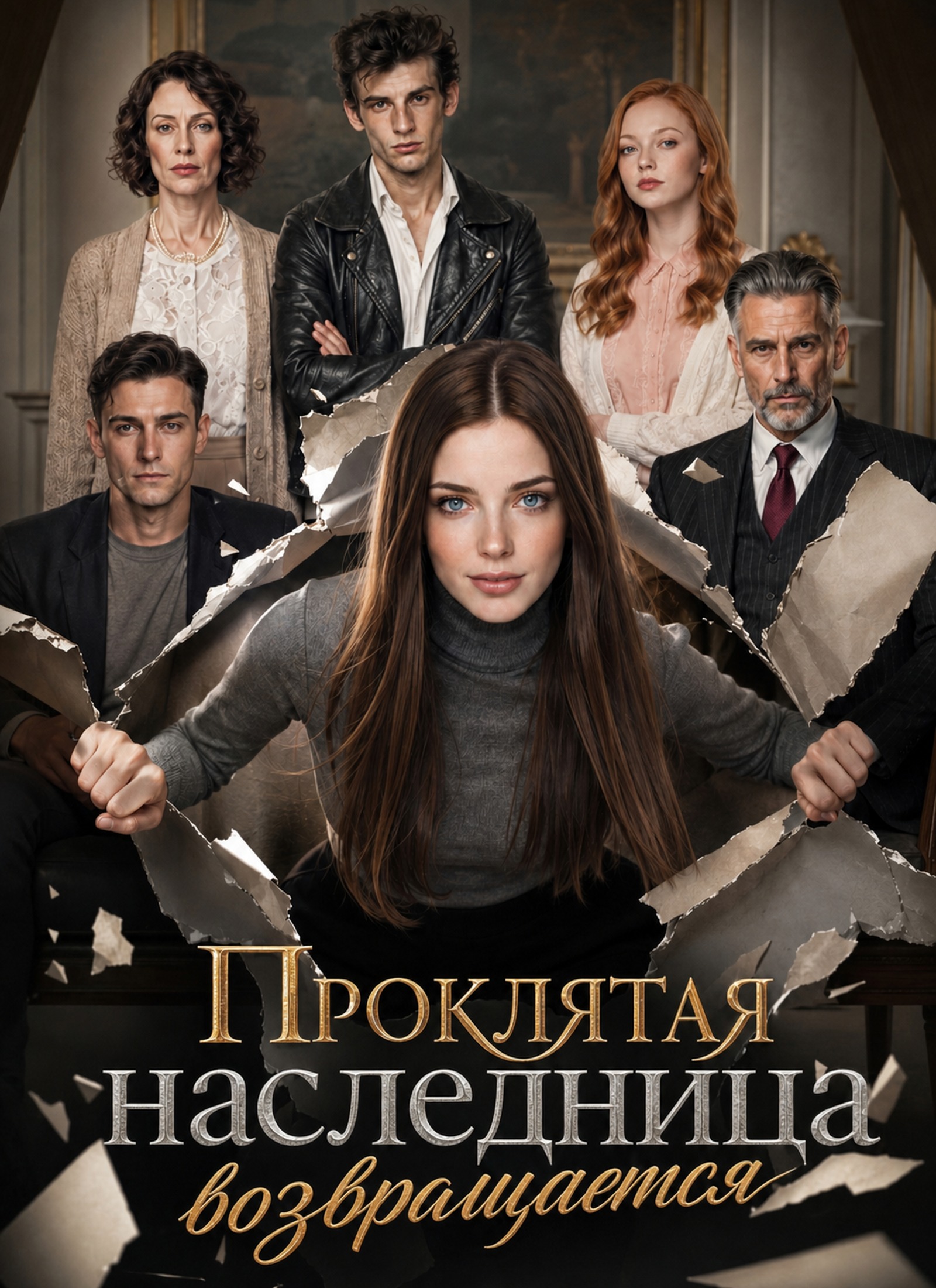 Обложка «Проклятая наследница возвращается»