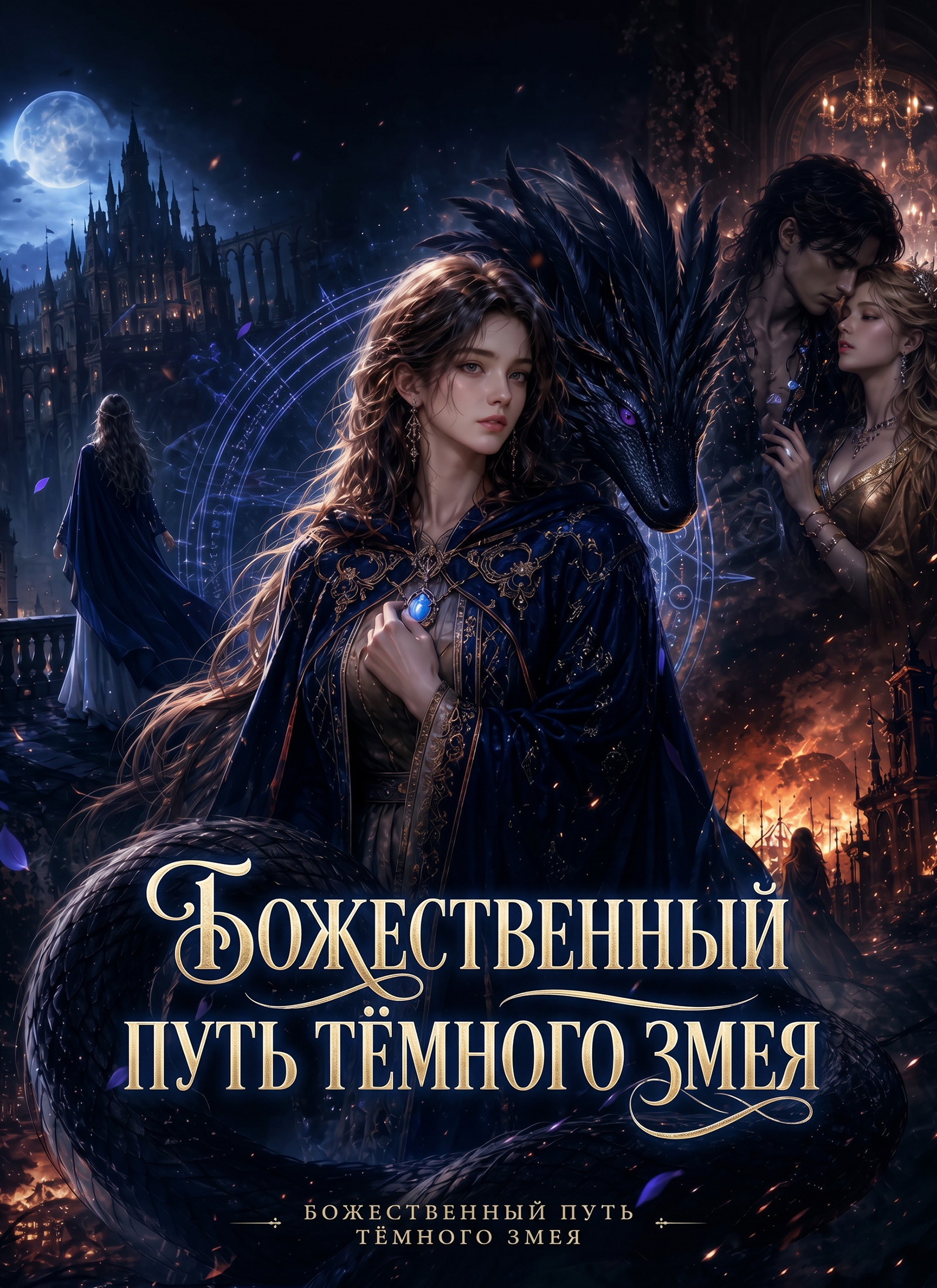 Обложка «[Дубляж]Божественный путь тёмного змея»