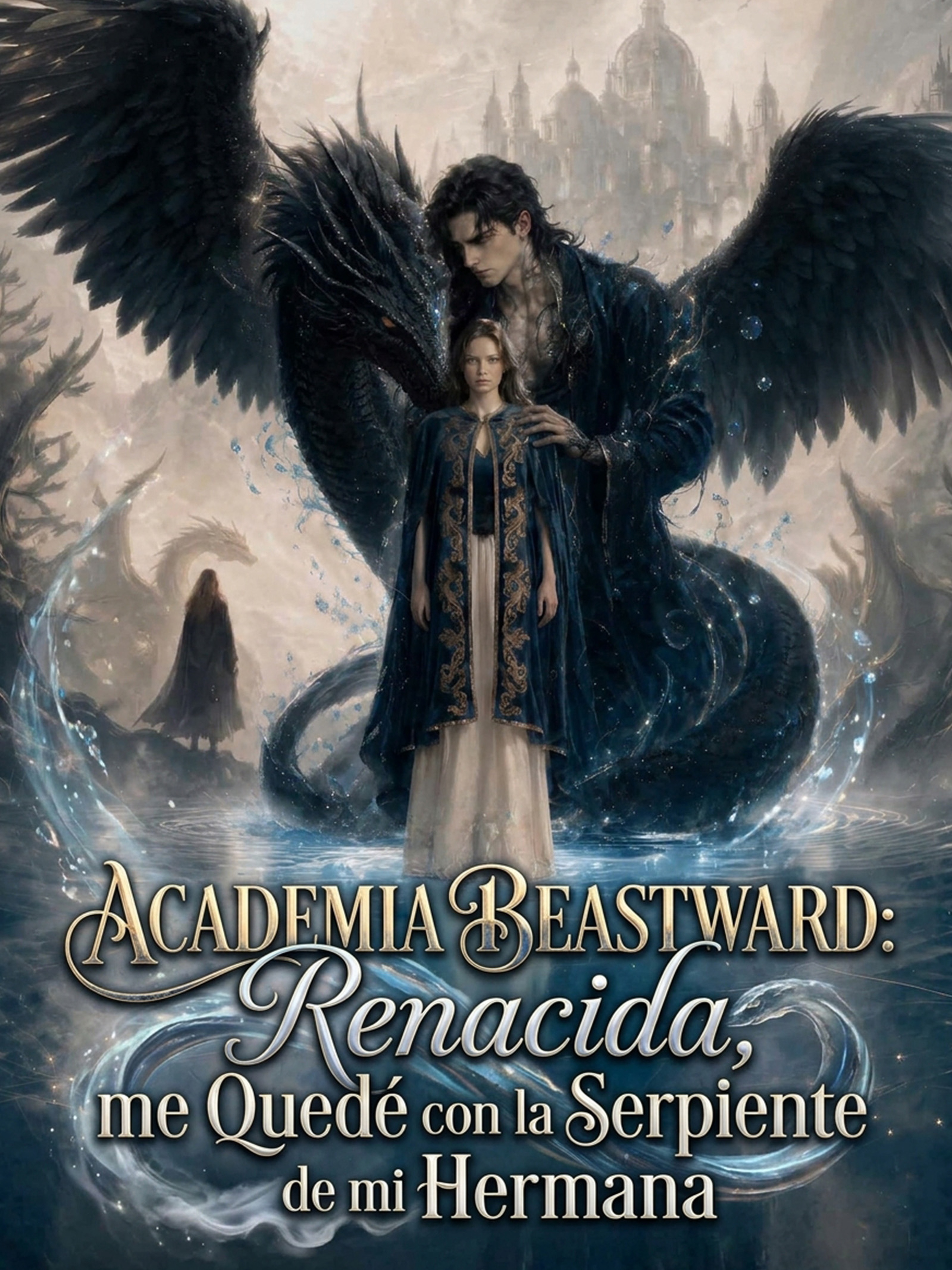 Academia Beastward: Renacida, me quedé con la serpiente de mi hermana (Doblado)