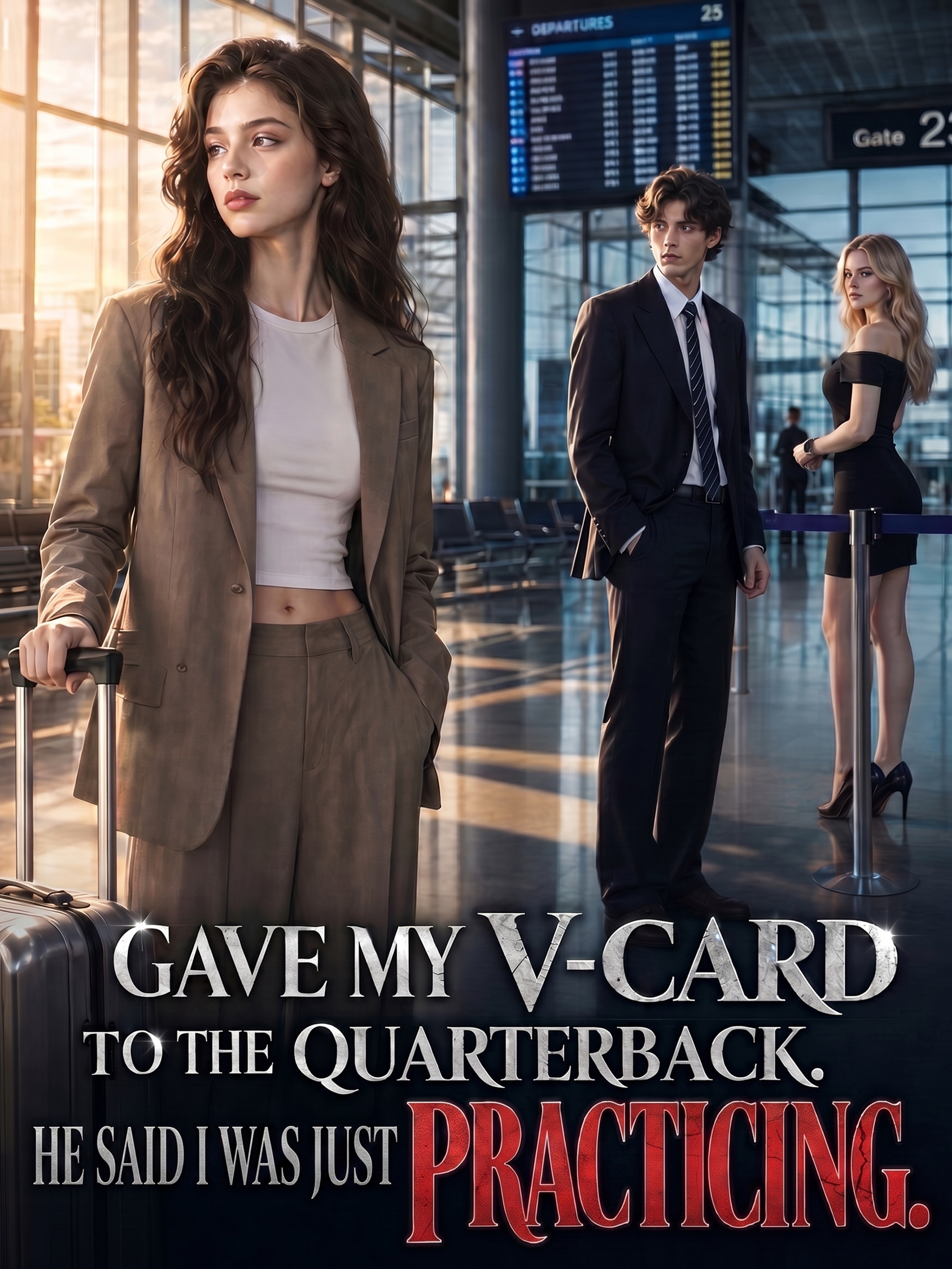 Gave my V-card to the Quarterback. He said I was just practicing
