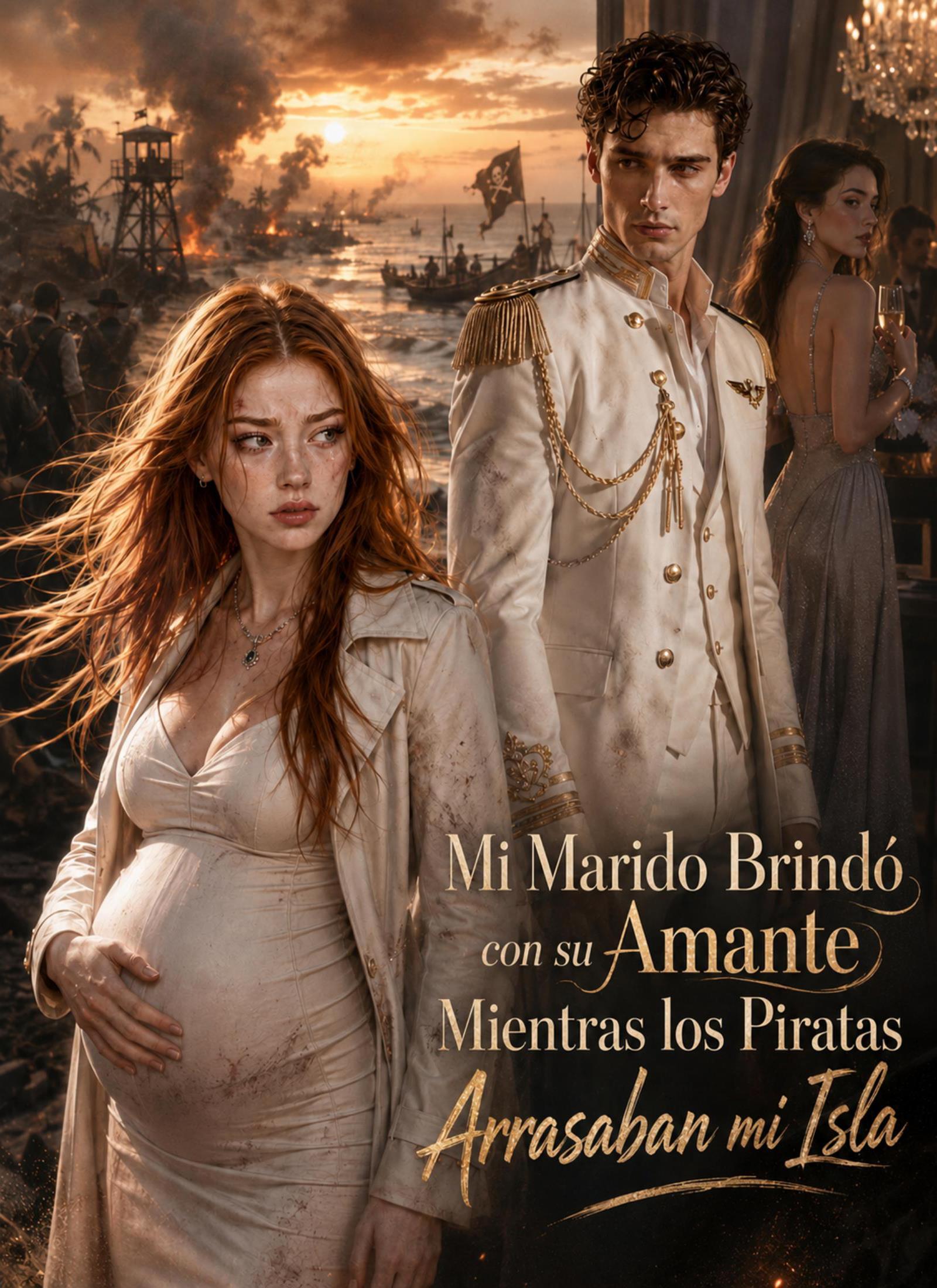 Mi Marido Brindó con su Amante Mientras los Piratas Arrasaban mi Isla