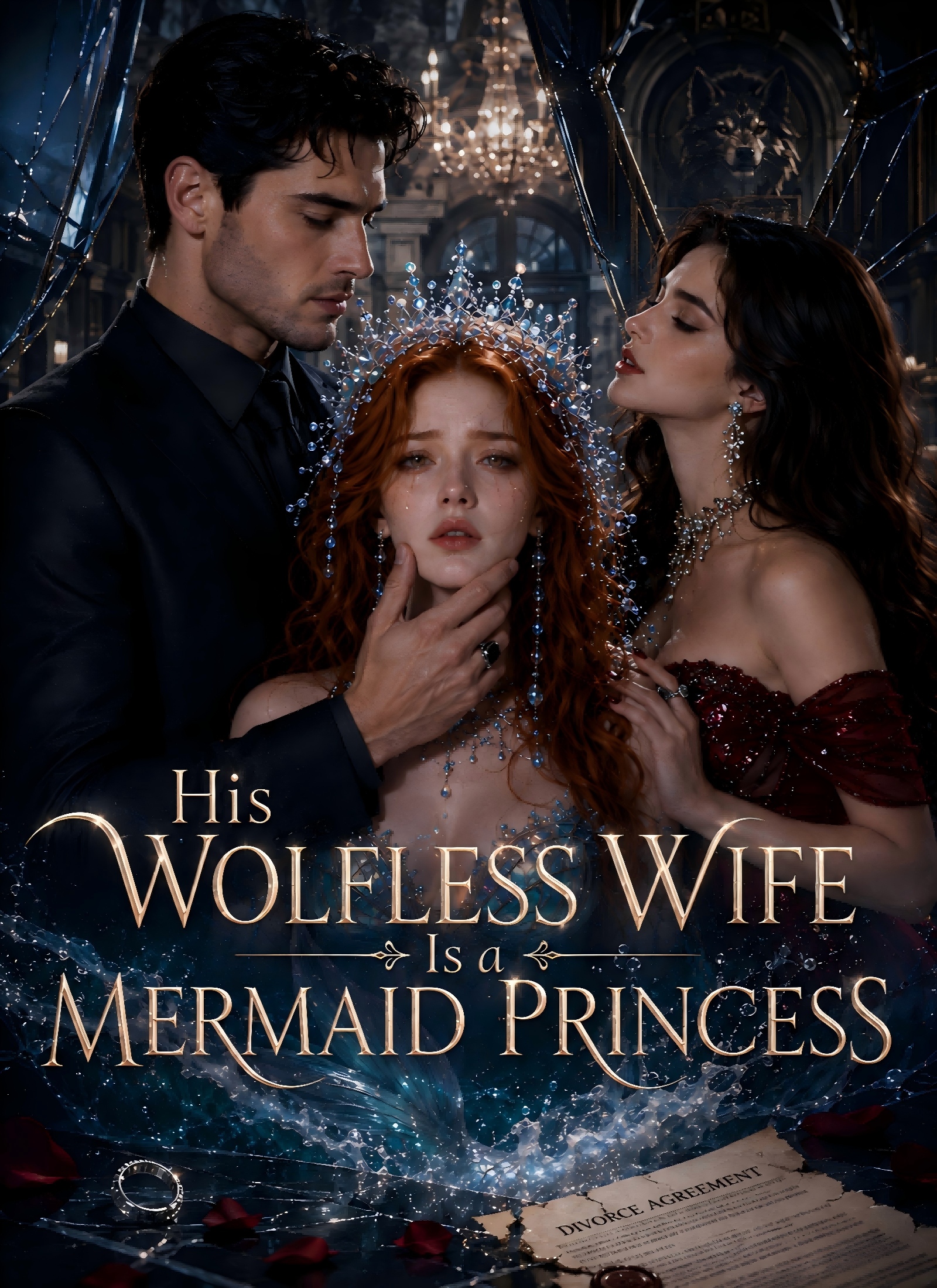 His Wolfless Wife Is a Mermaid Princess