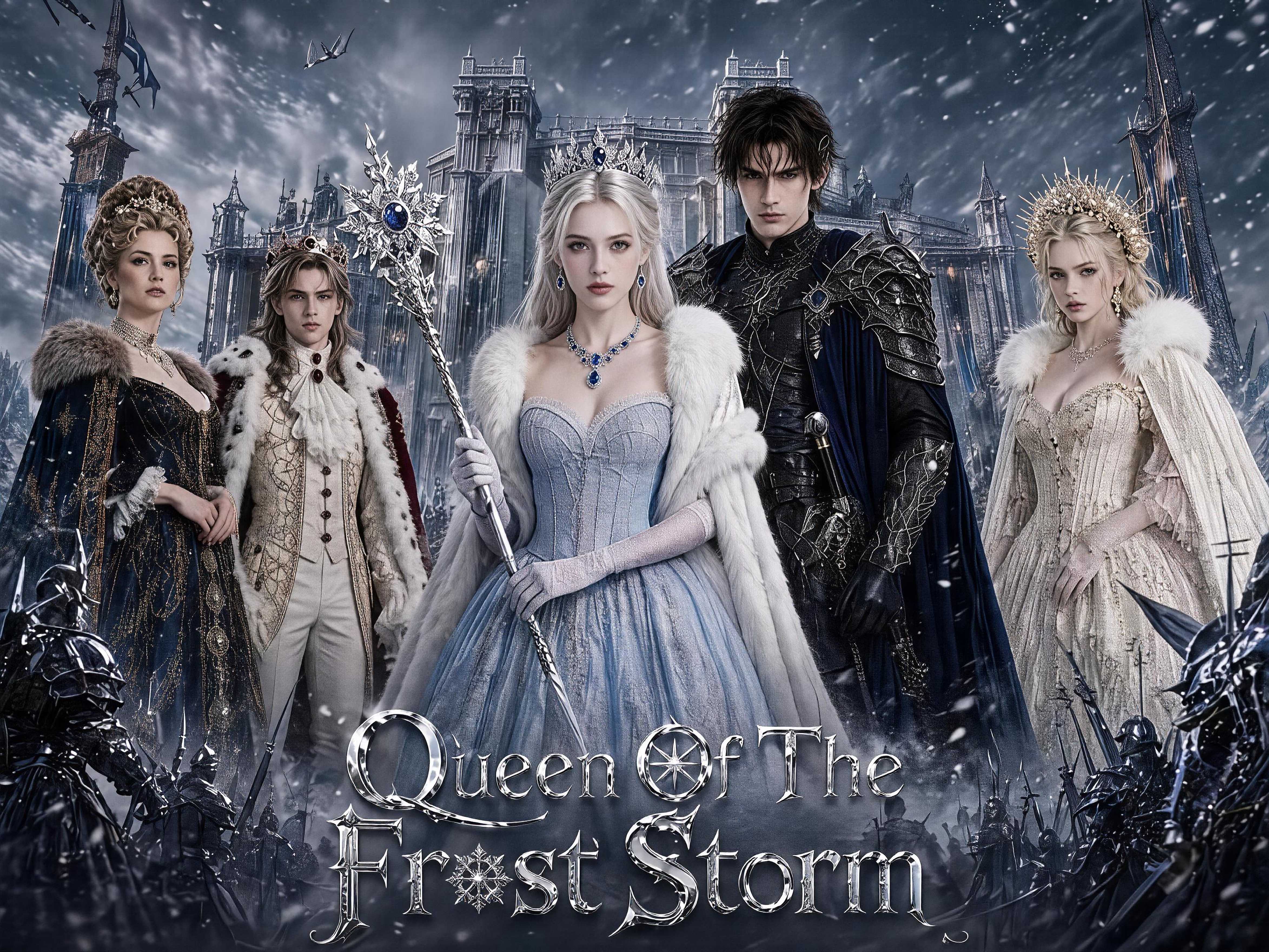 Queen Of The Frost Storm Vertical Poster