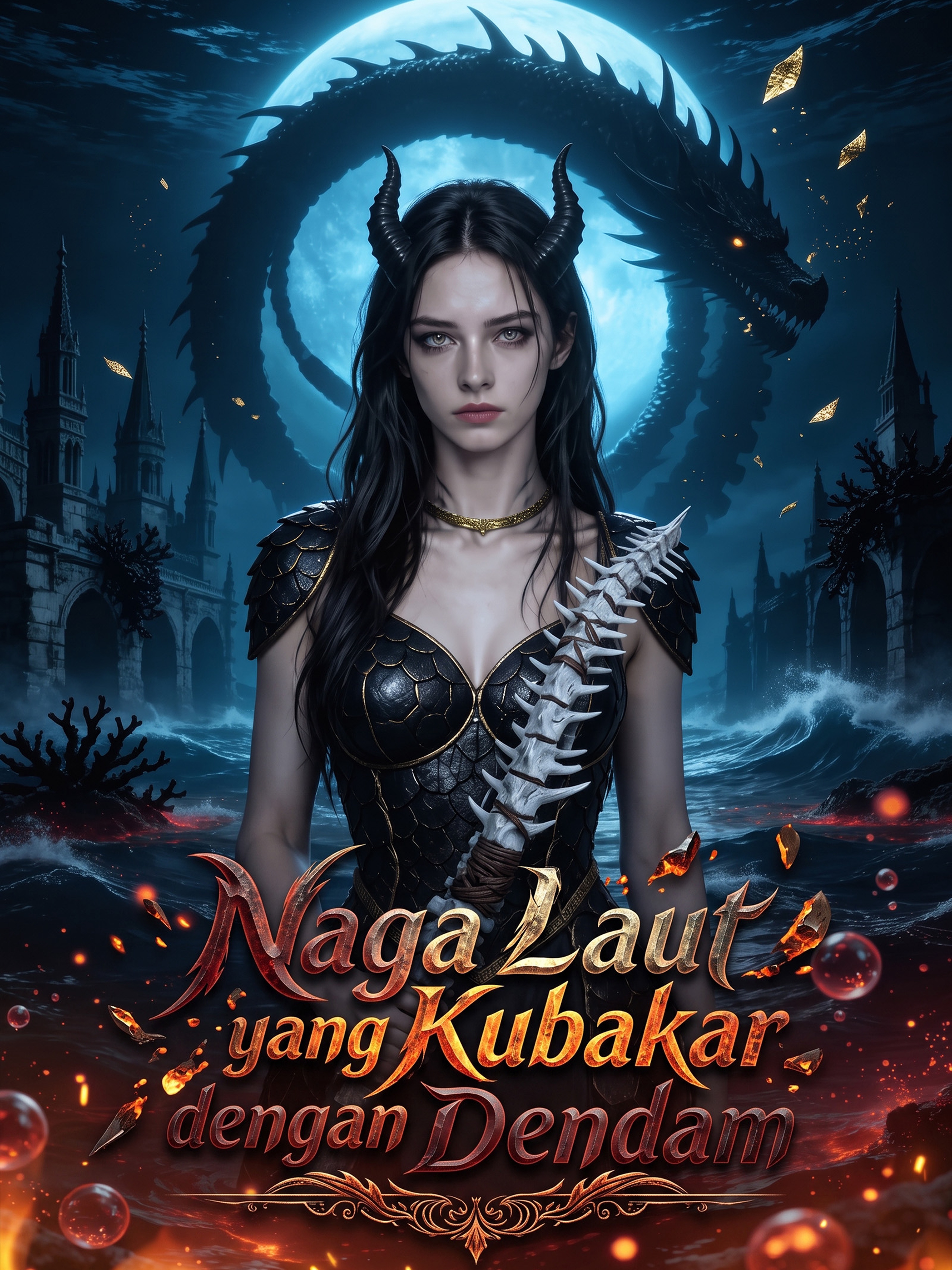 Naga Laut yang Kubakar dengan Dendam