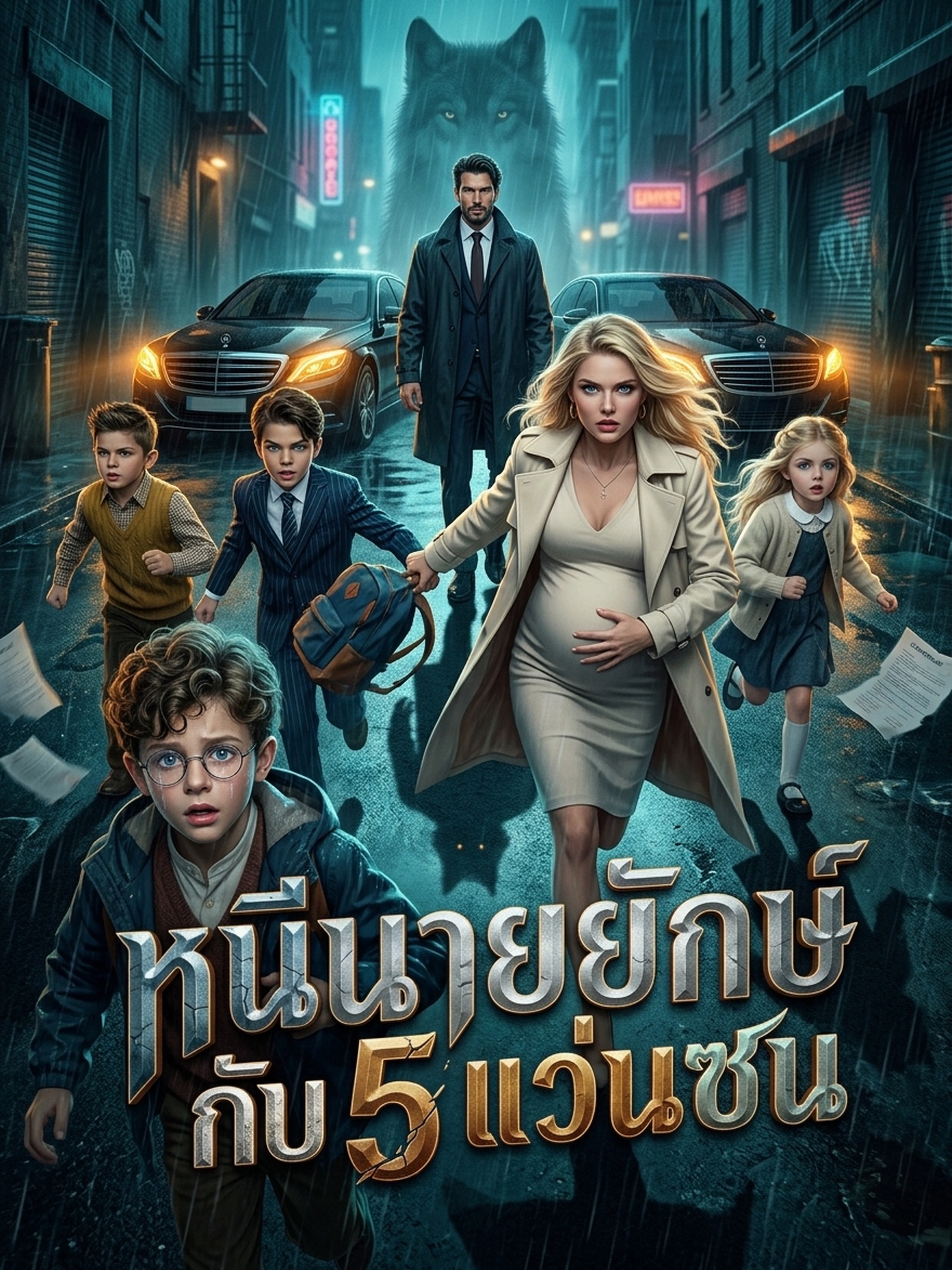 หนีนายยักษ์ กับ 5 แว่นซน