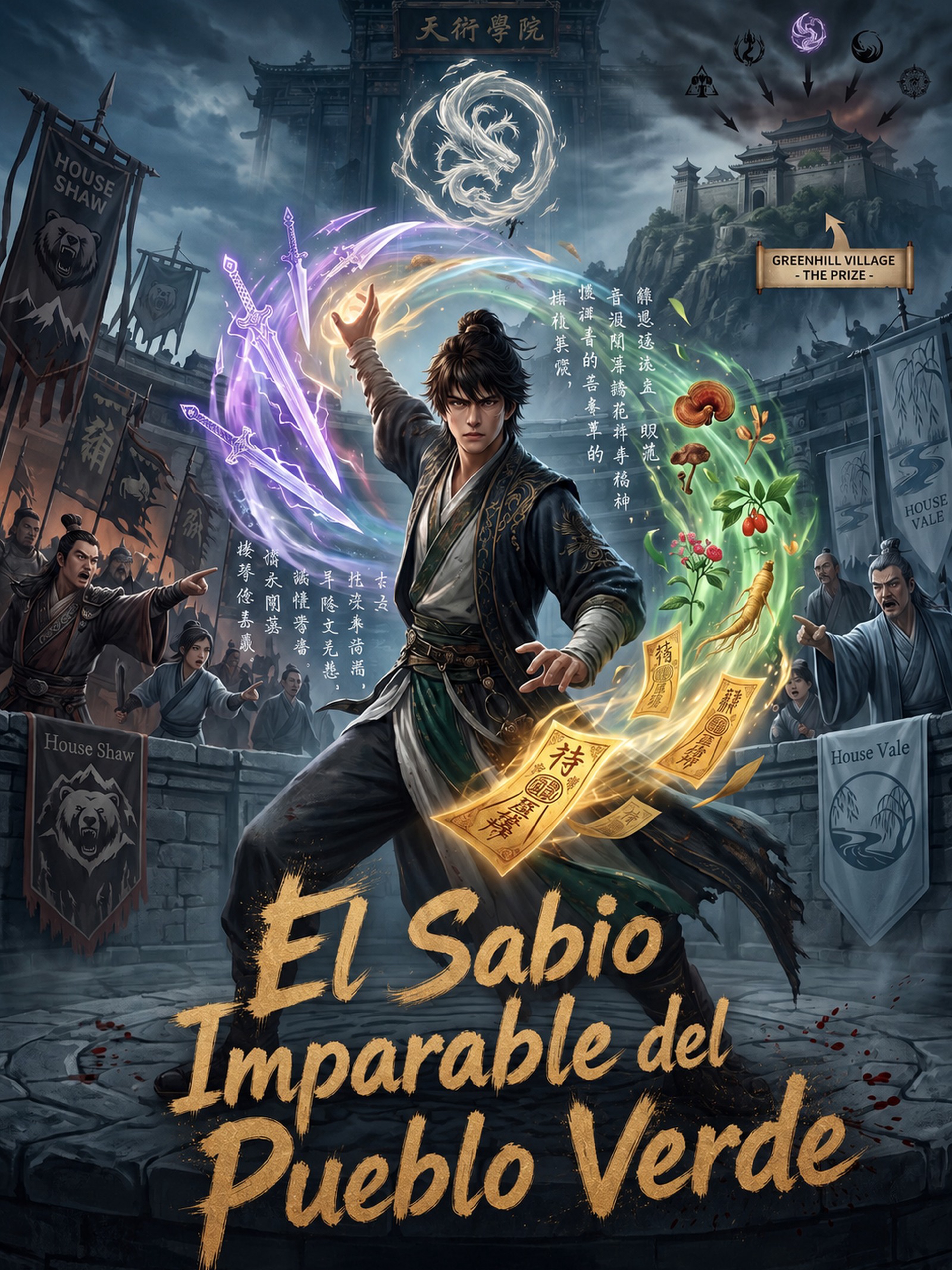 El Sabio Imparable del Pueblo Verde (Doblado)