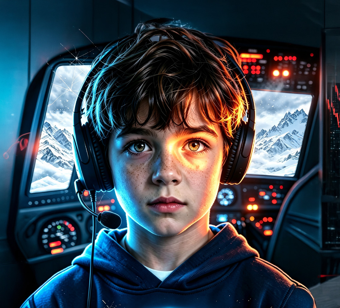 The Eight-Year-Old Captain Vertical Poster