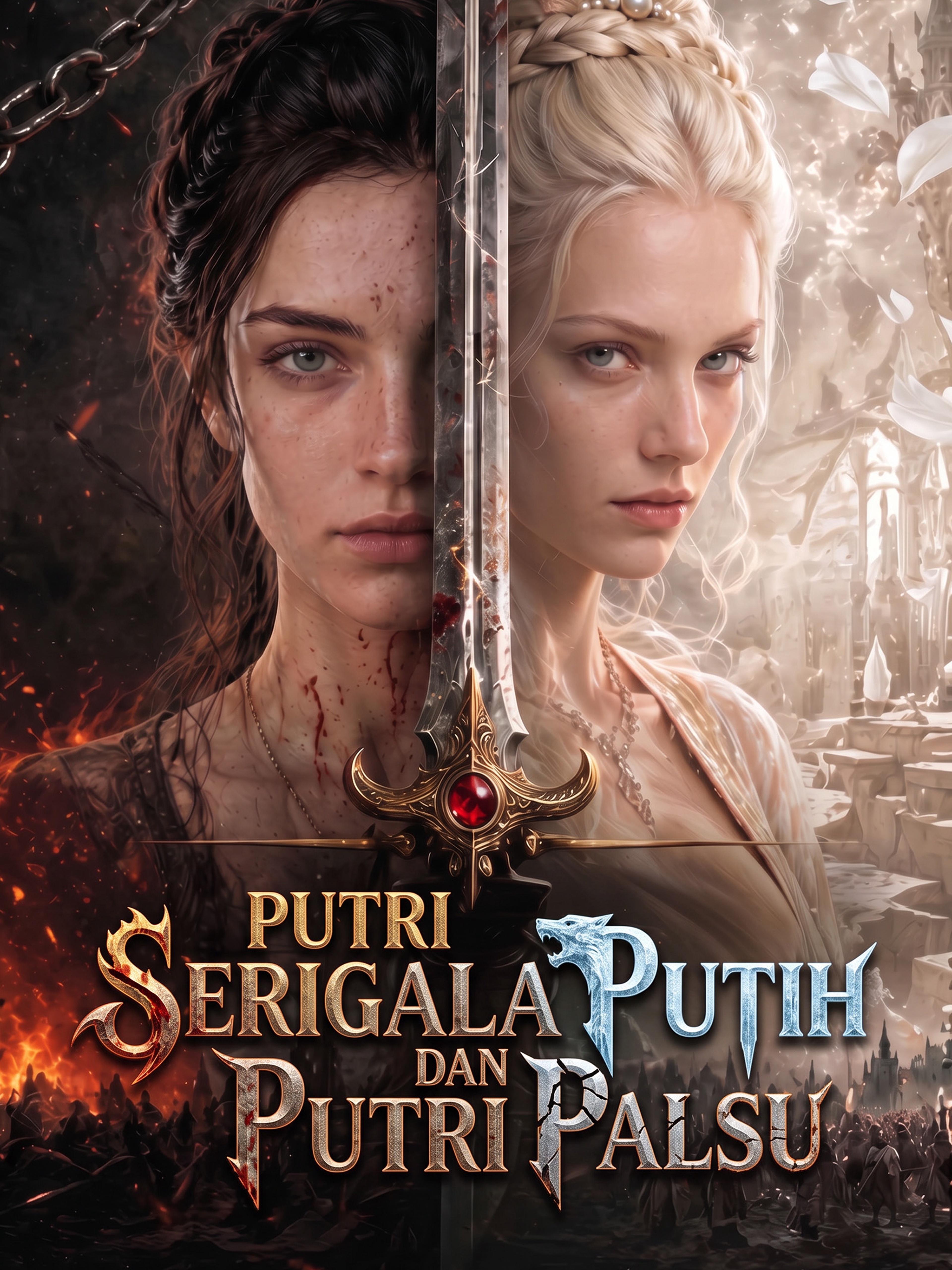 Putri Serigala Putih dan Putri Palsu