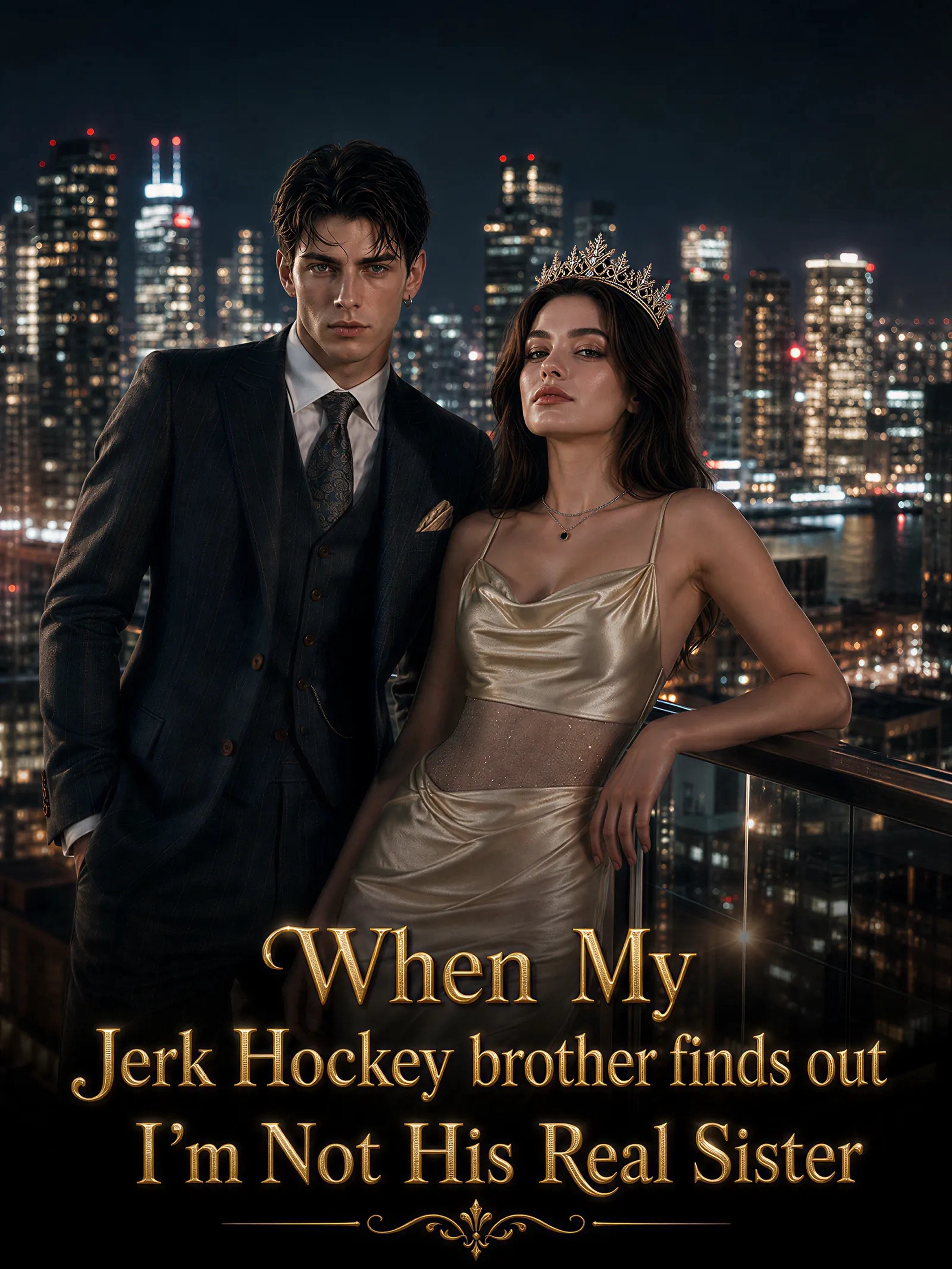 When My Jerk Hockey brother finds out I'm Not His Real Sister