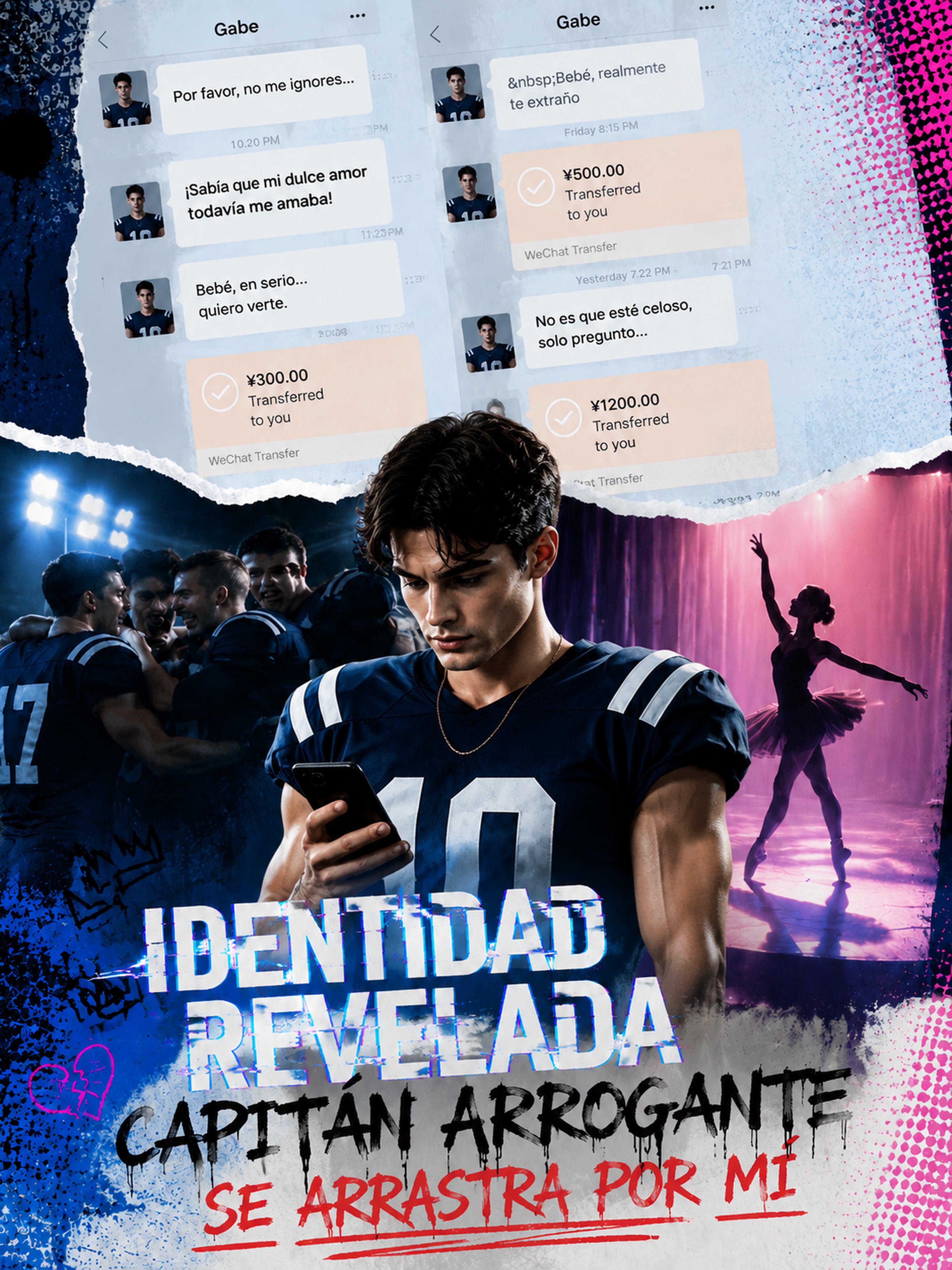 Identidad revelada, capitán arrogante se arrastra por mí.