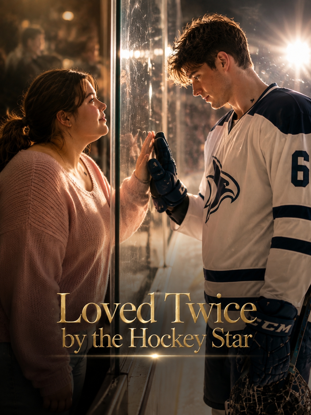 Loved Twice by the Hockey Star Vertical Poster