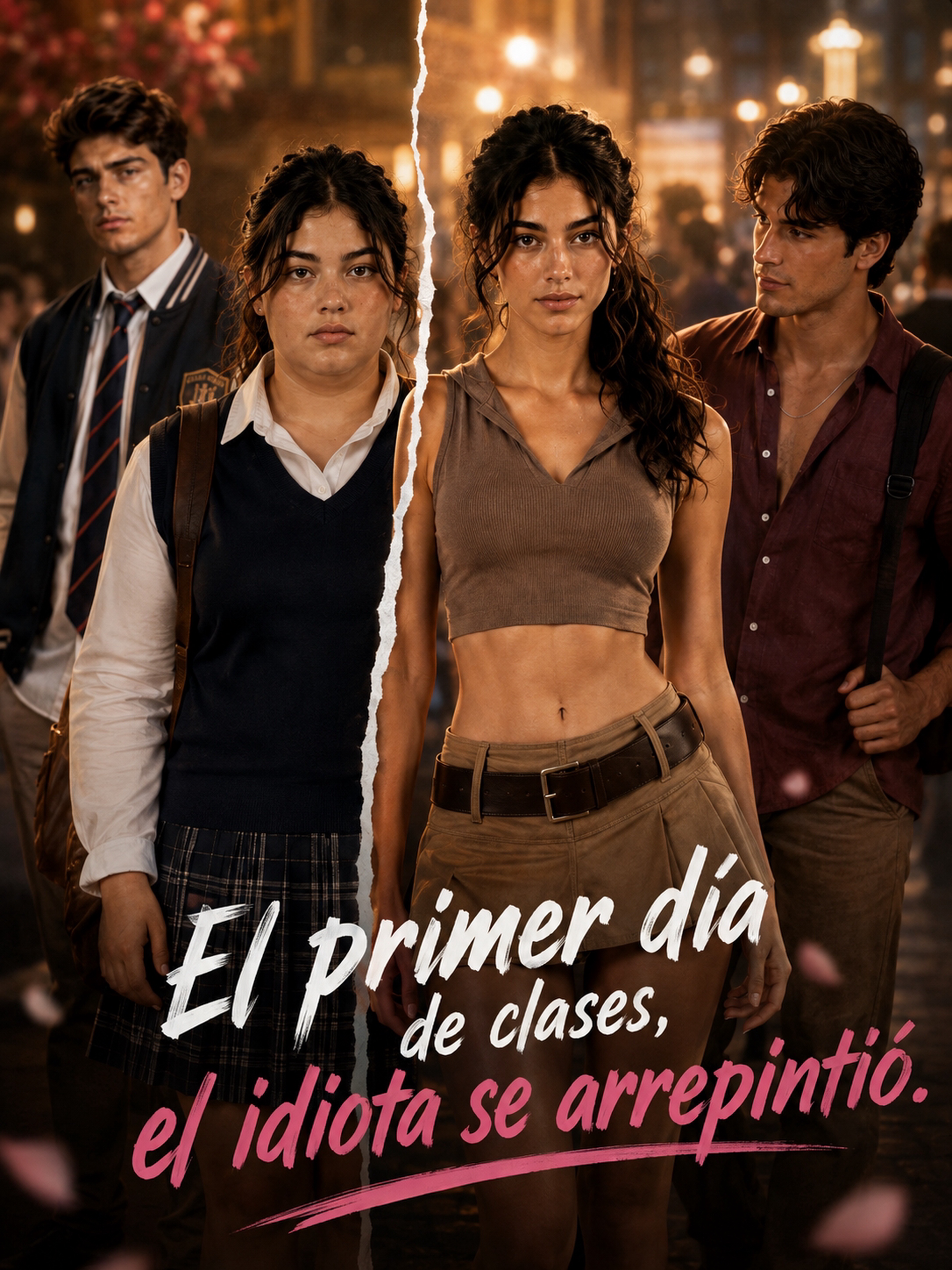 El primer día de clases, el idiota se arrepintió.