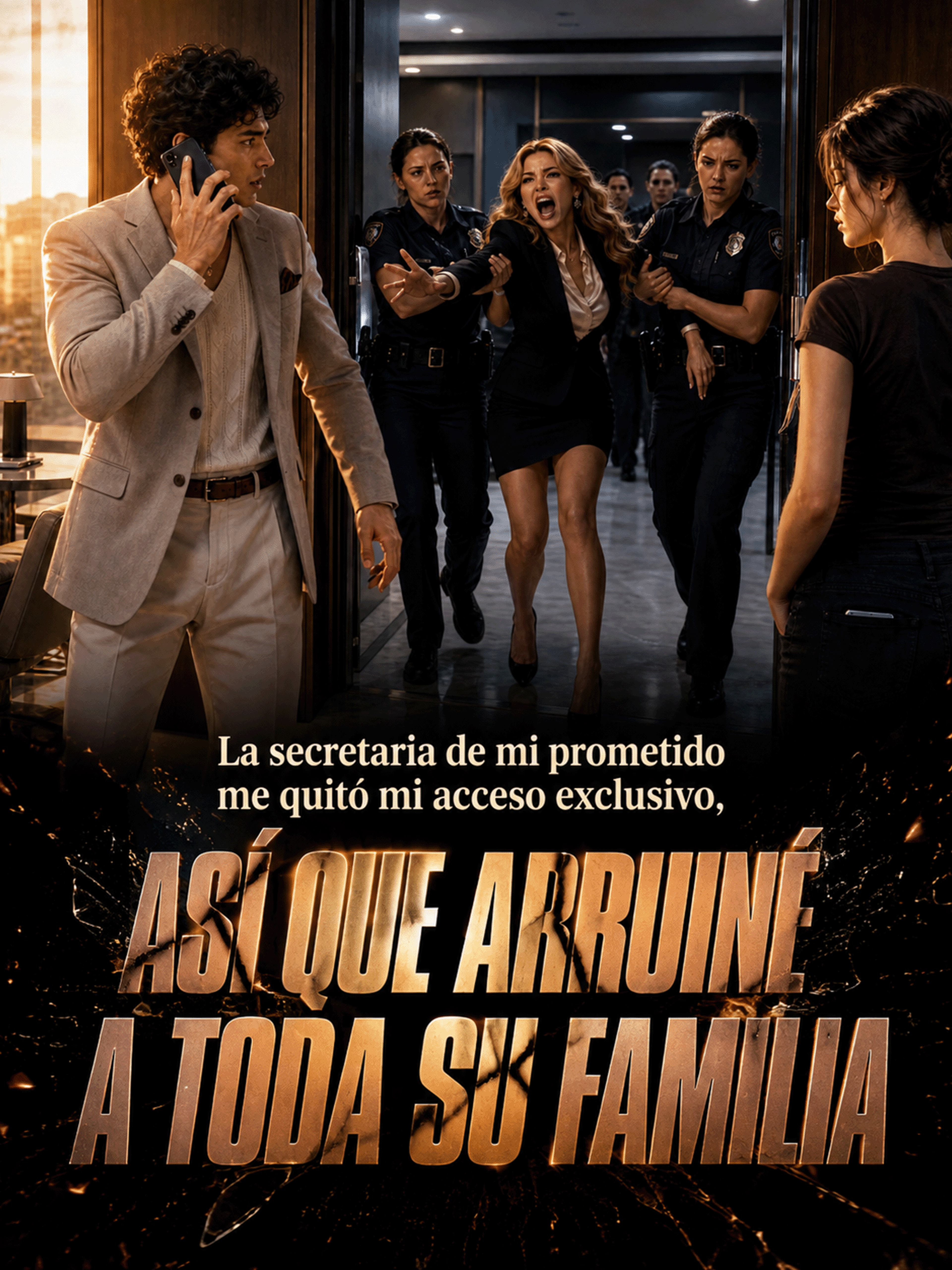 La secretaria de mi prometido me quitó mi acceso exclusivo, así que arruiné a toda su familia