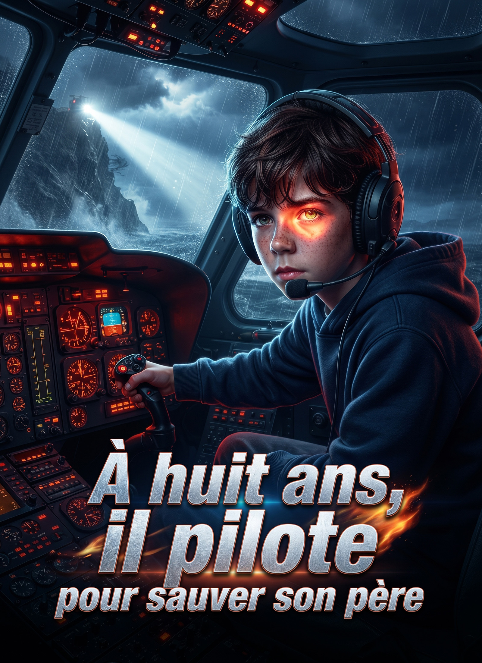 [Doublé]À huit ans, il pilote pour sauver son père