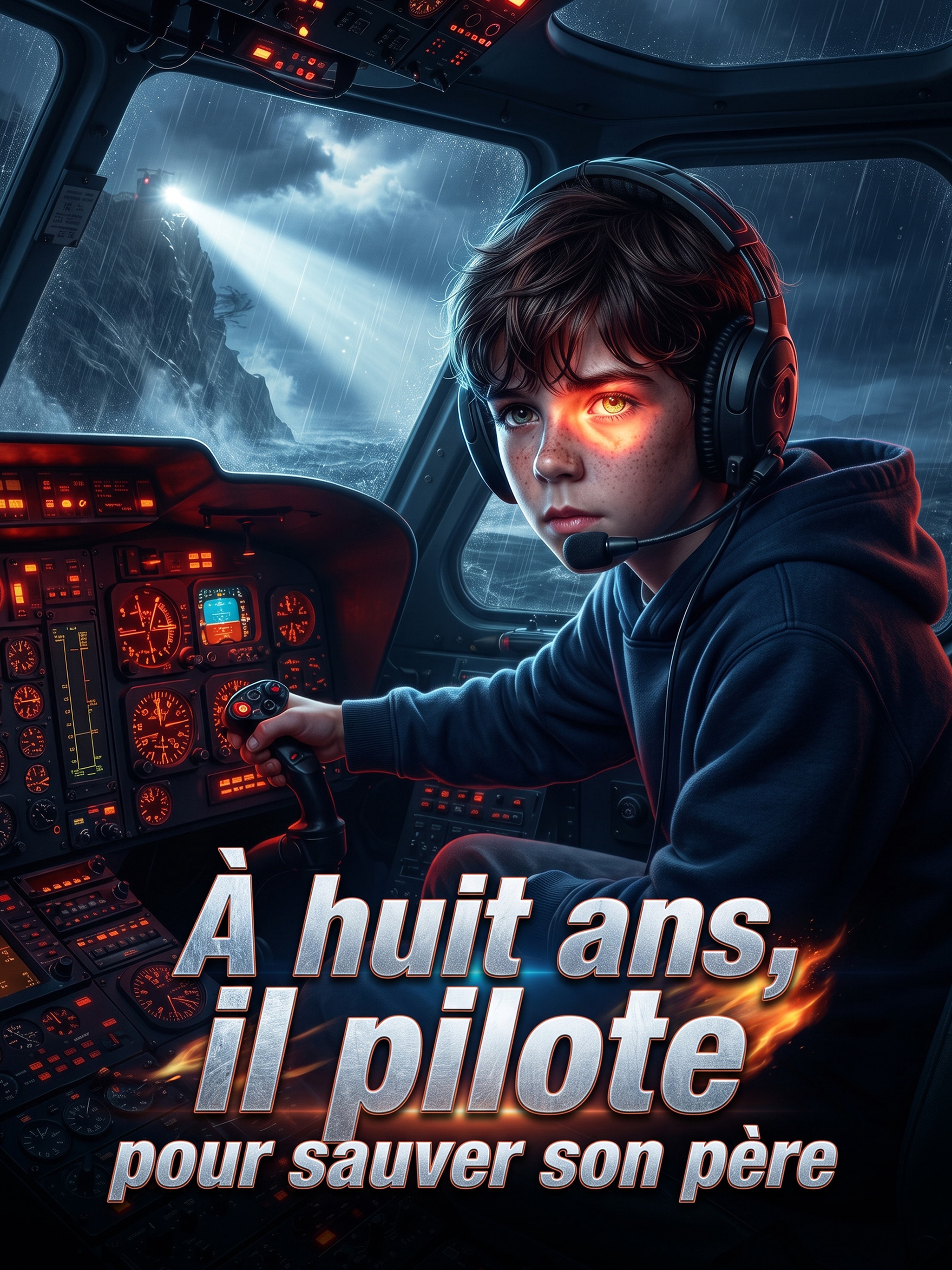 À huit ans, il pilote pour sauver son père