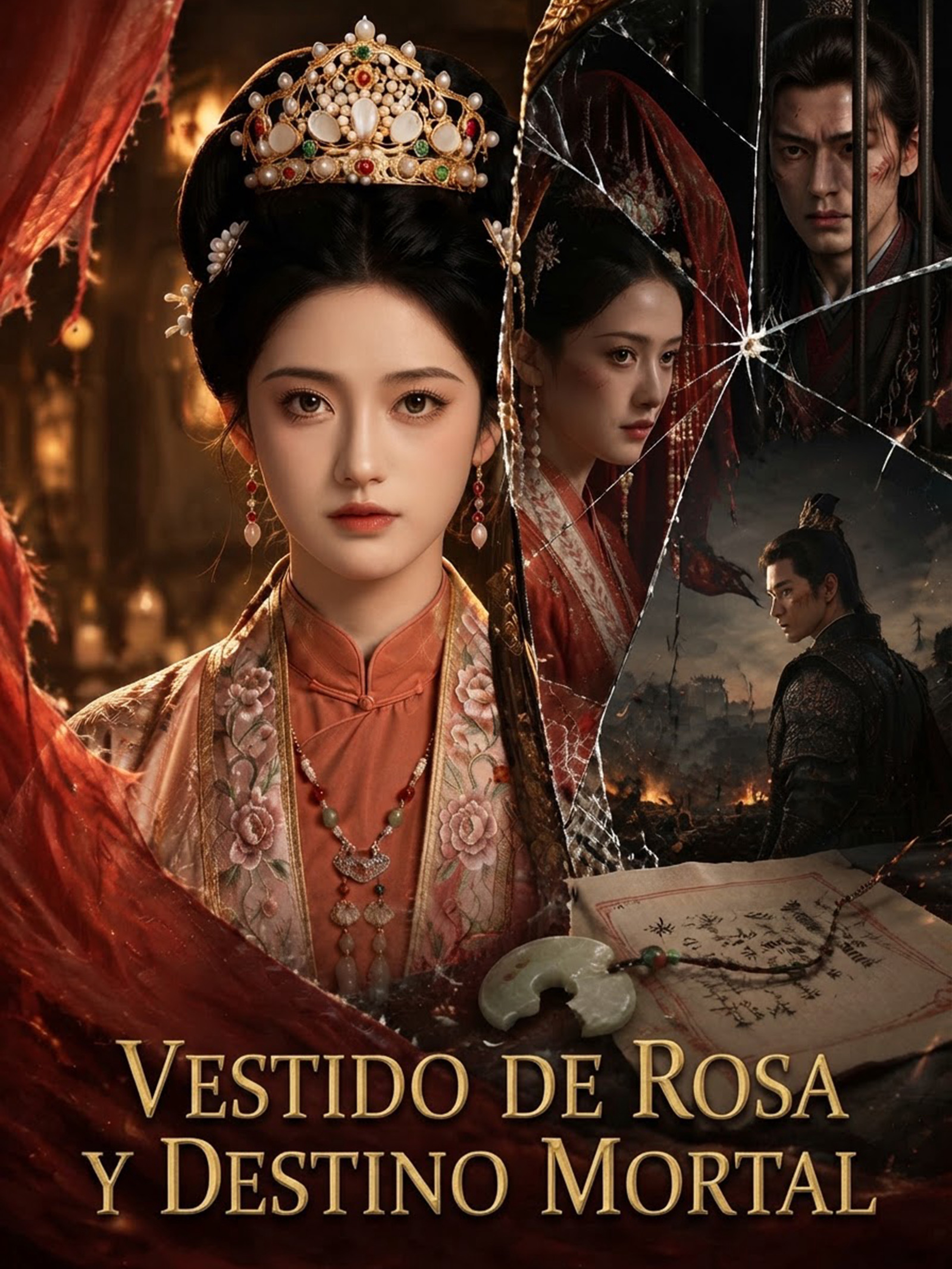 Vestido de Rosa y Destino Mortal (Doblado)